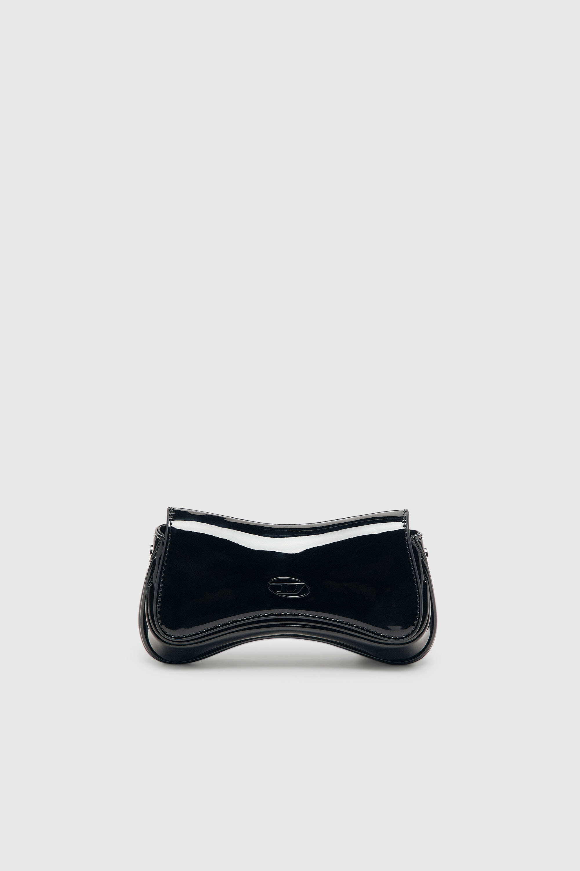 Diesel - PLAY CROSSBODY XS, Play-Bolso bandolera peque&ntilde;o brillante Mujer in Negro - 1