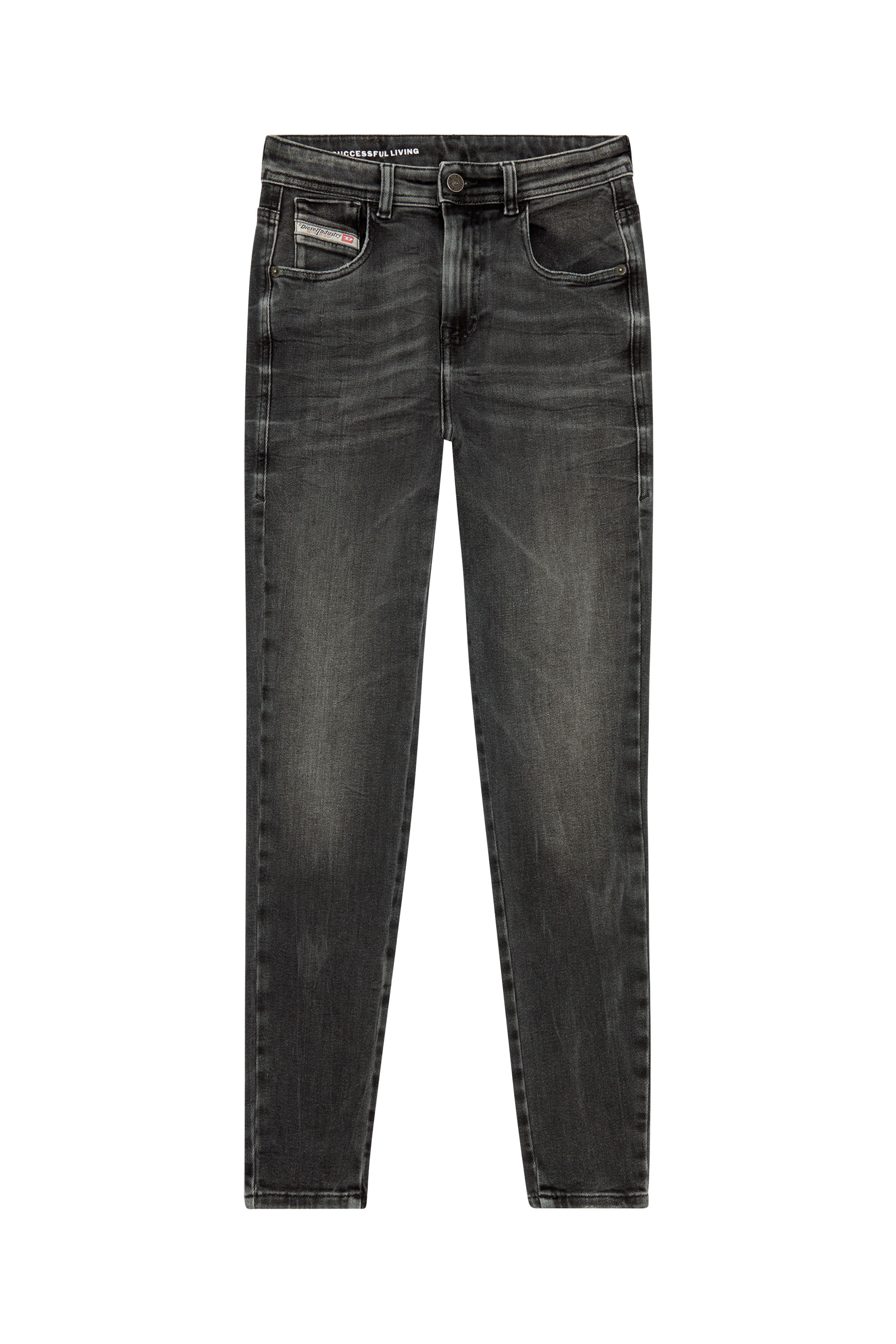 Diesel - Super skinny Jeans 1984 Slandy-High 09H87, Negro/Gris oscuro - Image 3