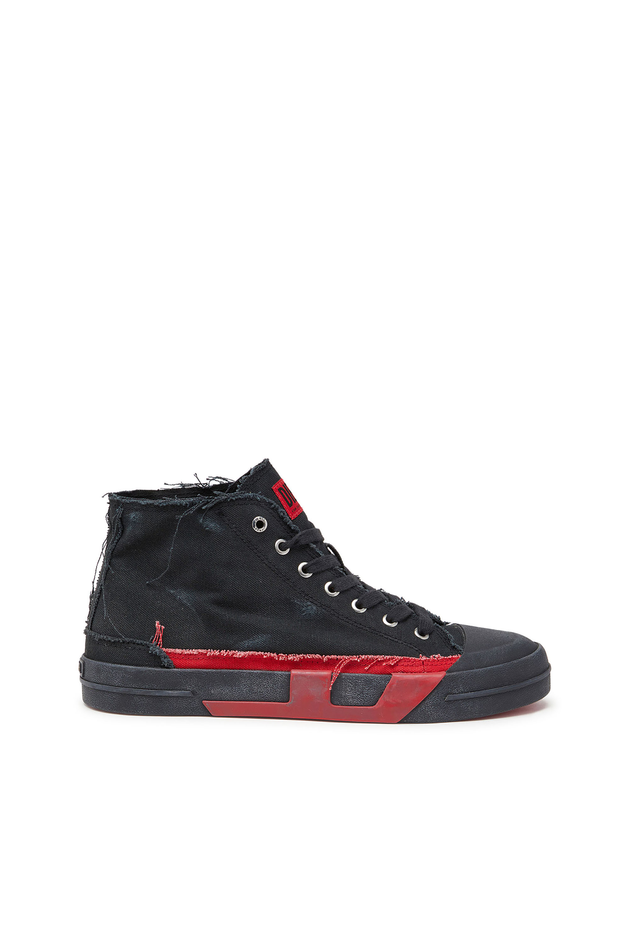 Diesel - S-D-VERSE MID II, Deportivas altas de lona desgastada Hombre in Multicolor - 1
