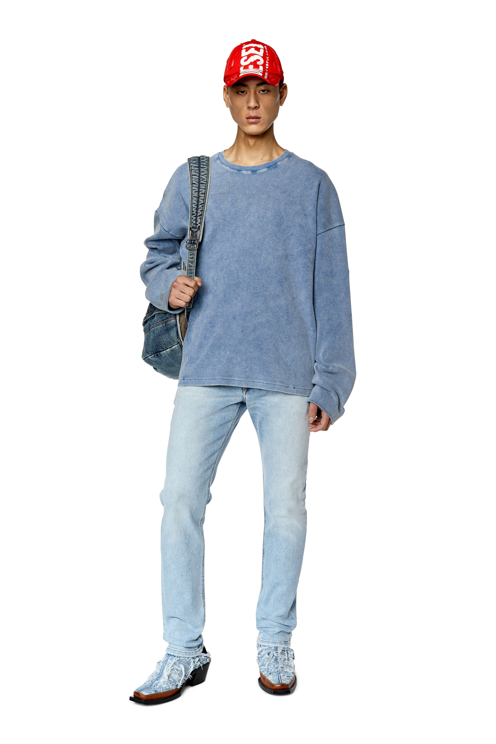 Diesel - 1979 Sleenker 09E90 Skinny Jeans, Azul Claro - Image 4