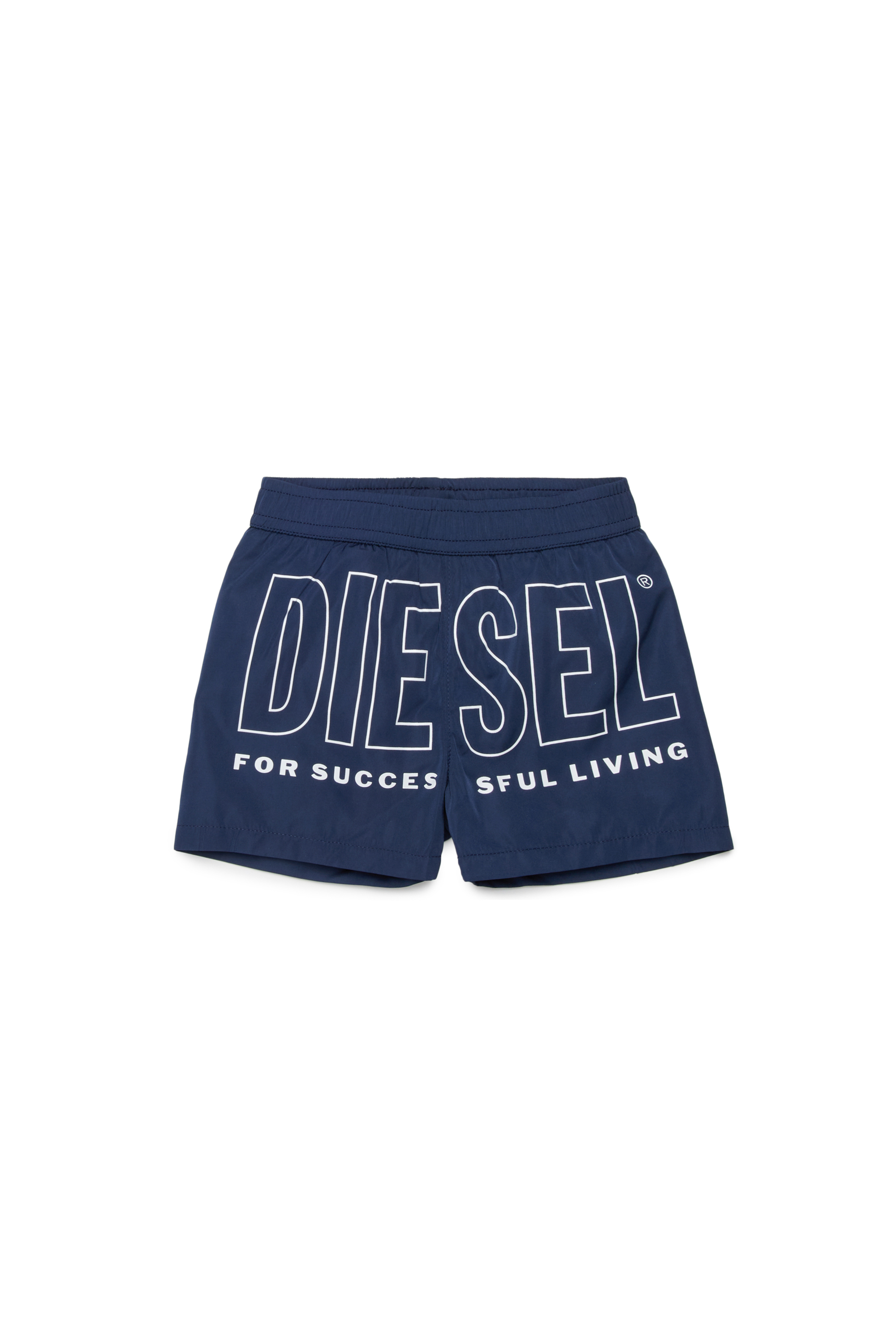 Diesel - MISITB, Ba&ntilde;ador corto con estampado maxi Biscotto Hombre in Azul marino - 1