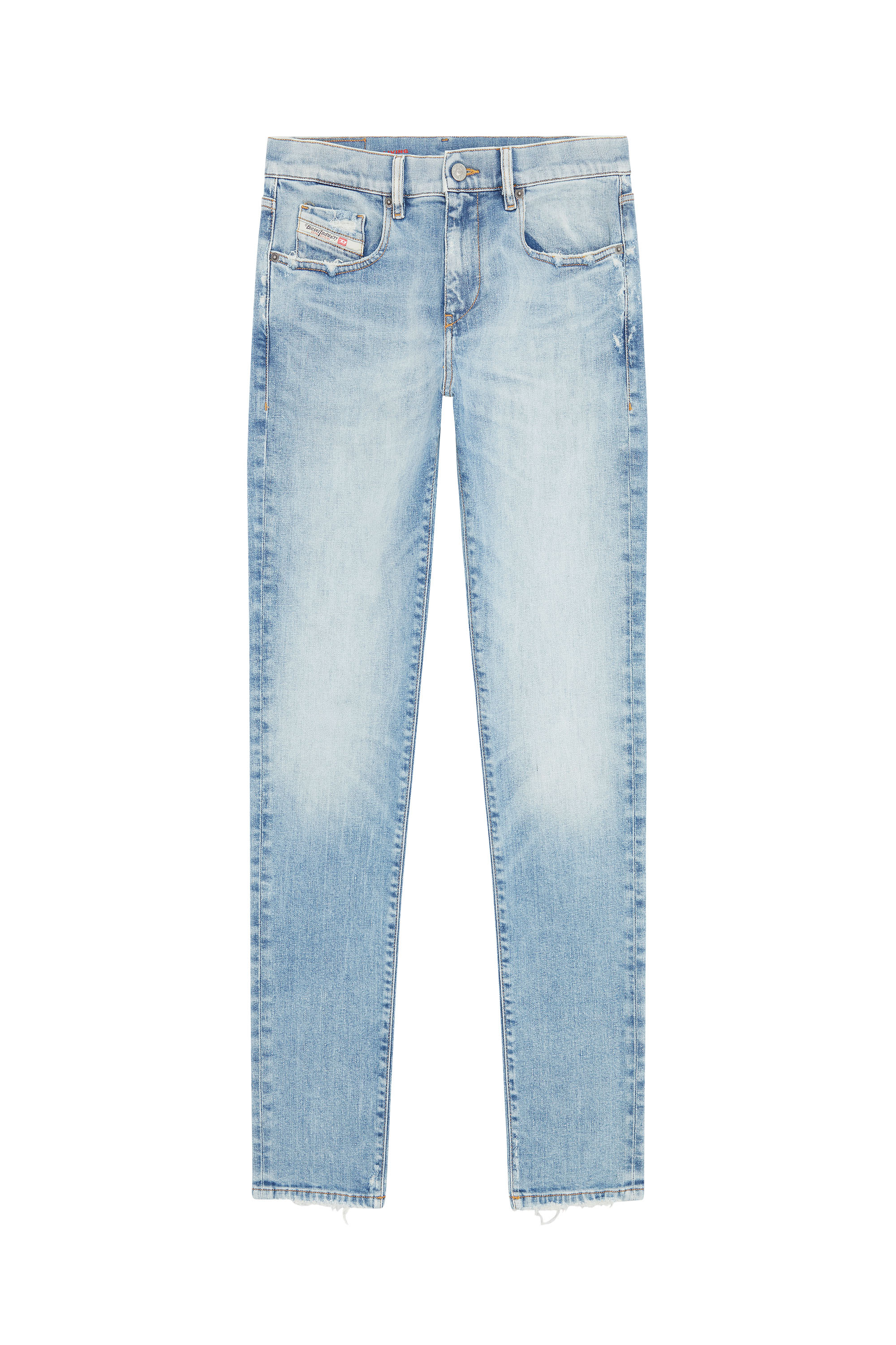 Diesel - Slim Jeans 2019 D-Strukt 09E67, Azul Claro - Image 1