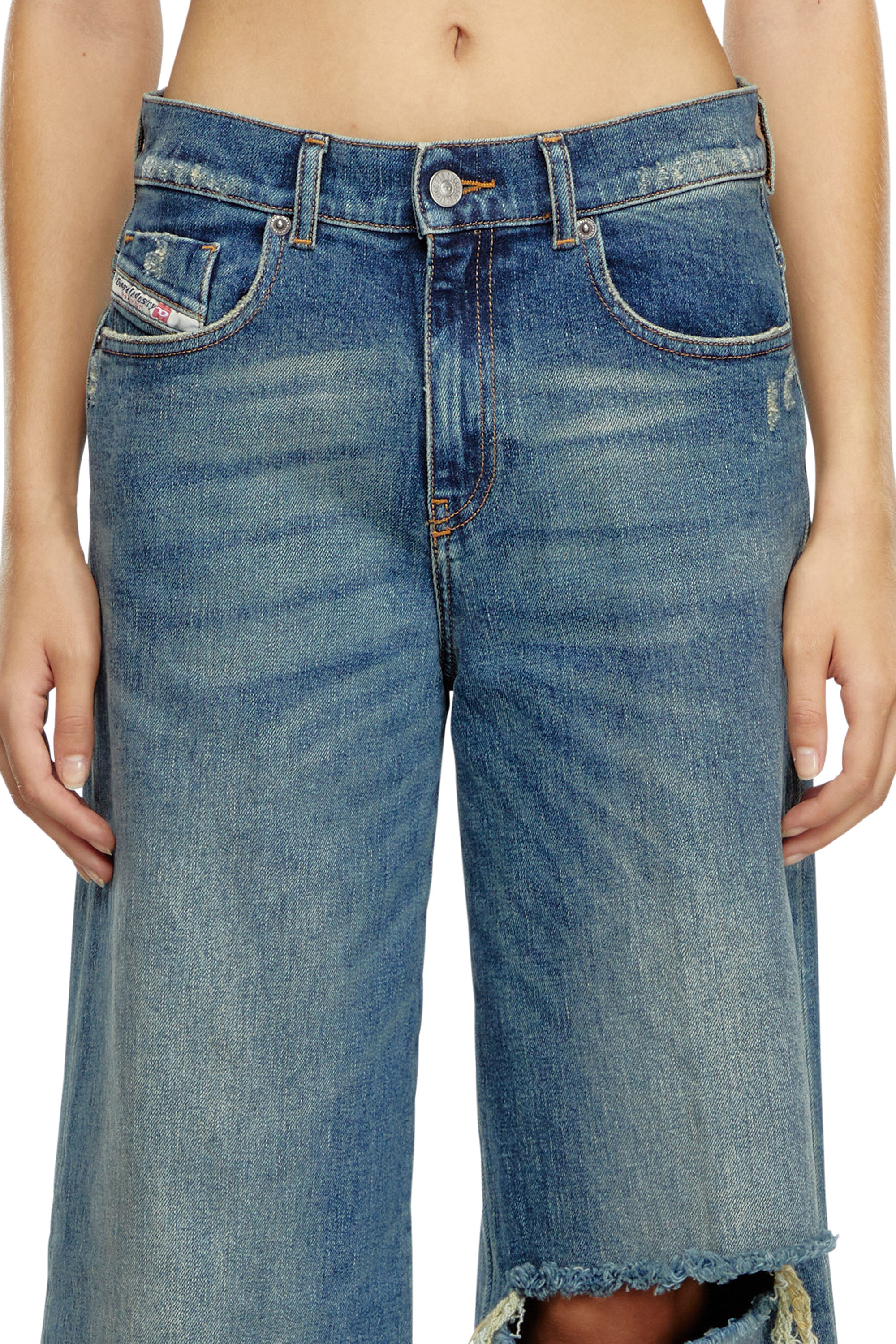 Diesel - Flare Jeans 1978 D-Akemi 007M5 Mujer, Azul medio - 5