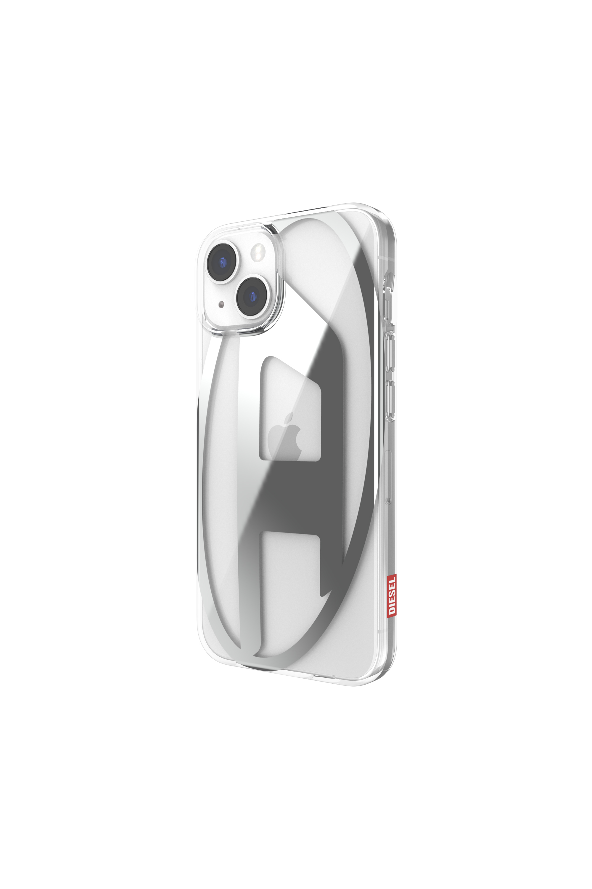 Diesel - 50293 MOULDED CASE, Funda oval D en TPU por iPhone 14 Unisex in Blanco - 4