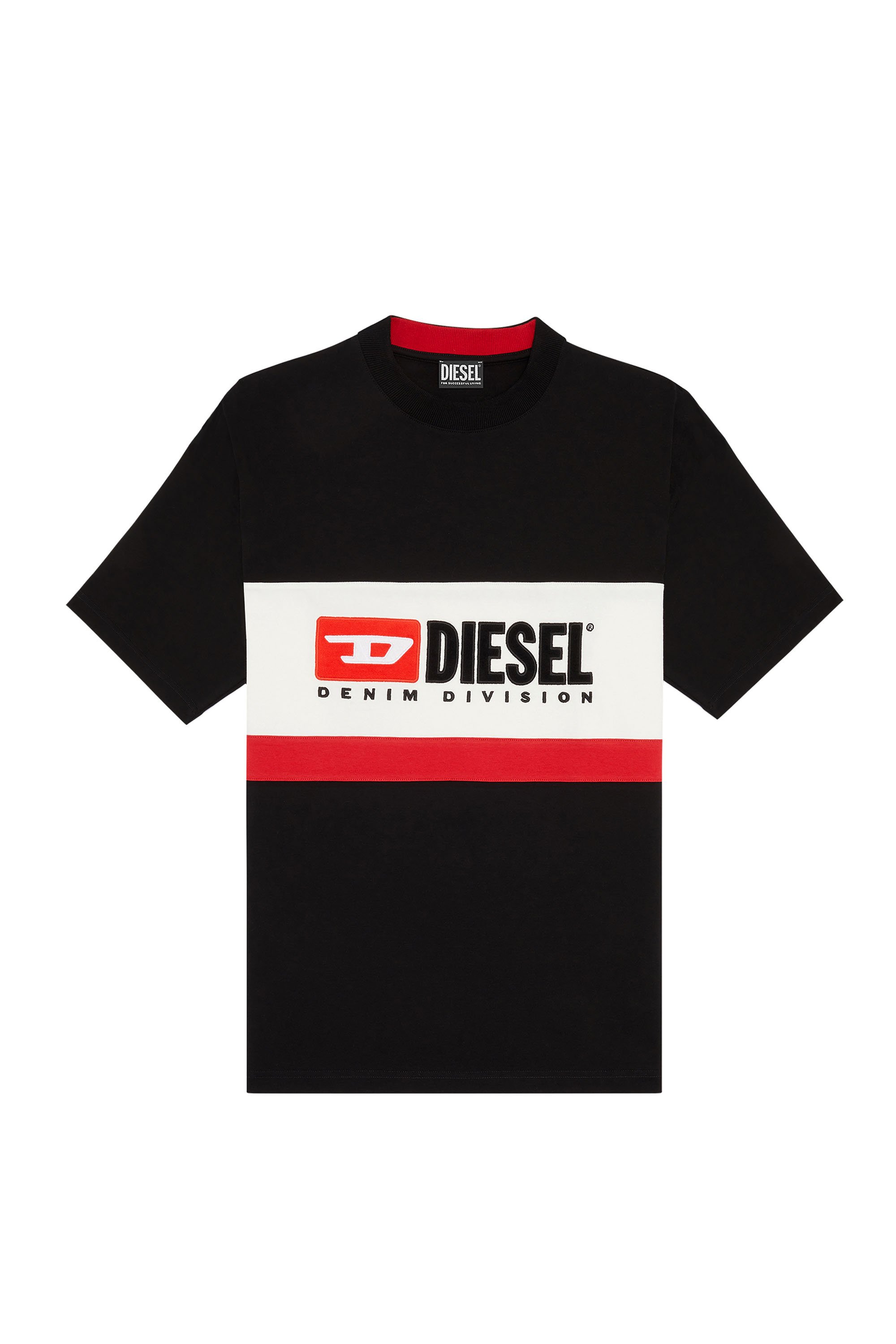 Diesel - T-STREAP-DIVISION, Negro - Image 1