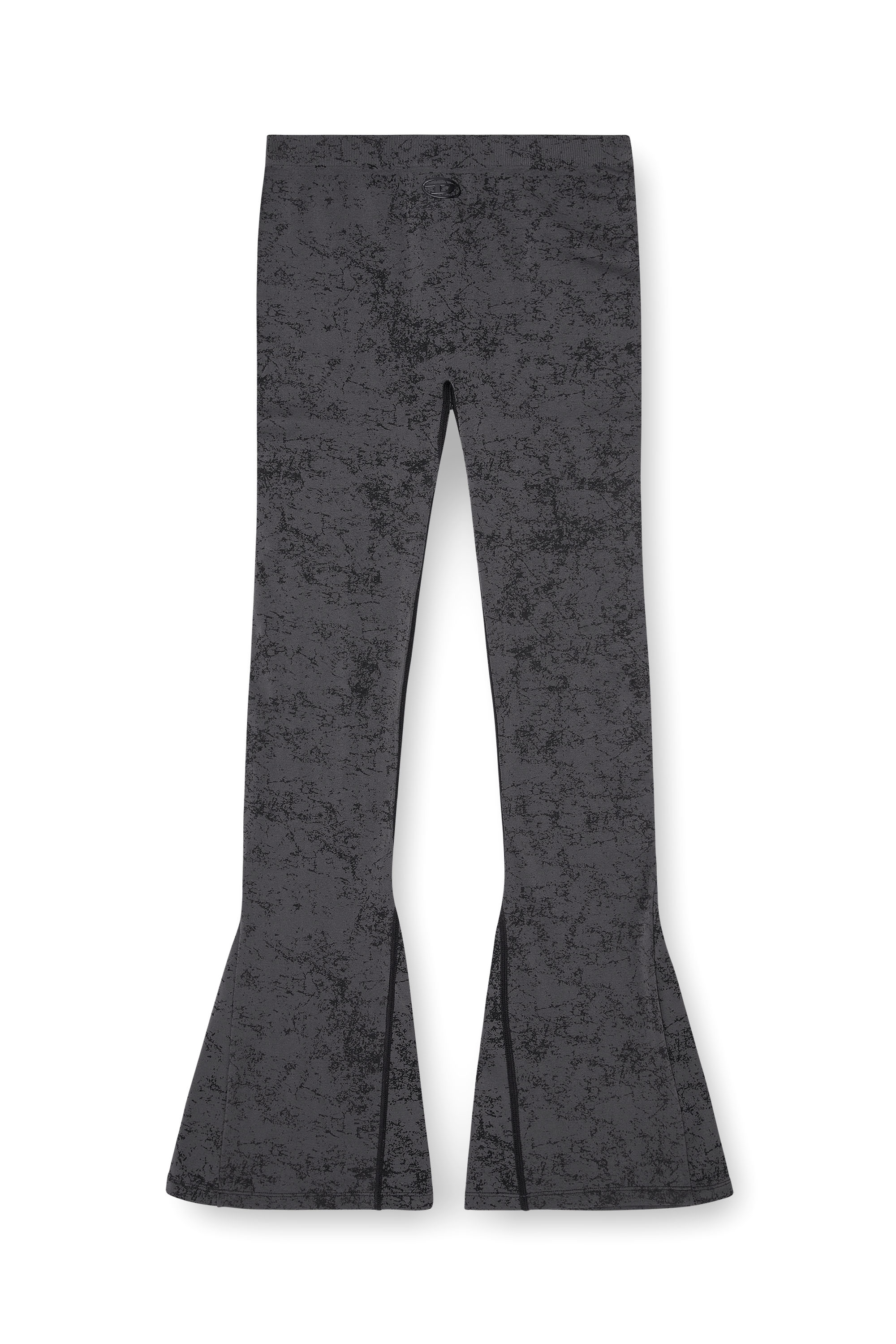 Diesel - CORNELIA-UTLT, Leggings acampanados con estampado utilitario Mujer in Gris - 2