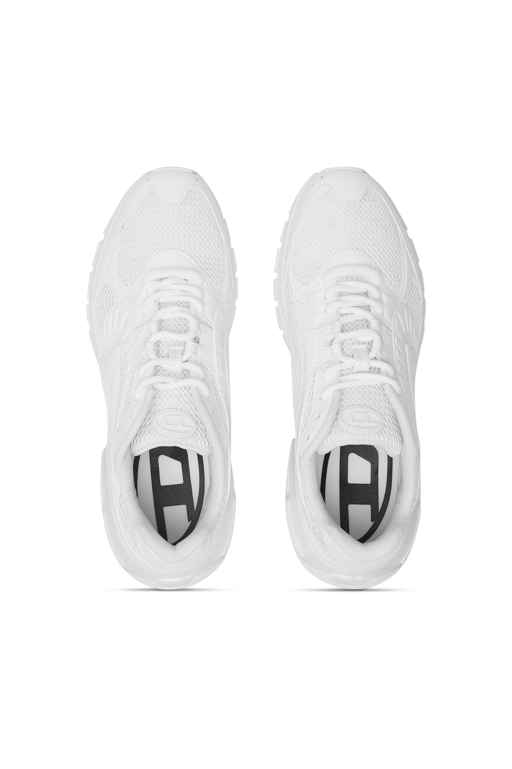 Diesel - S-PRO-V-DENSE LOW, Deportivas de malla con logotipo Oval D Hombre in Blanco - 5