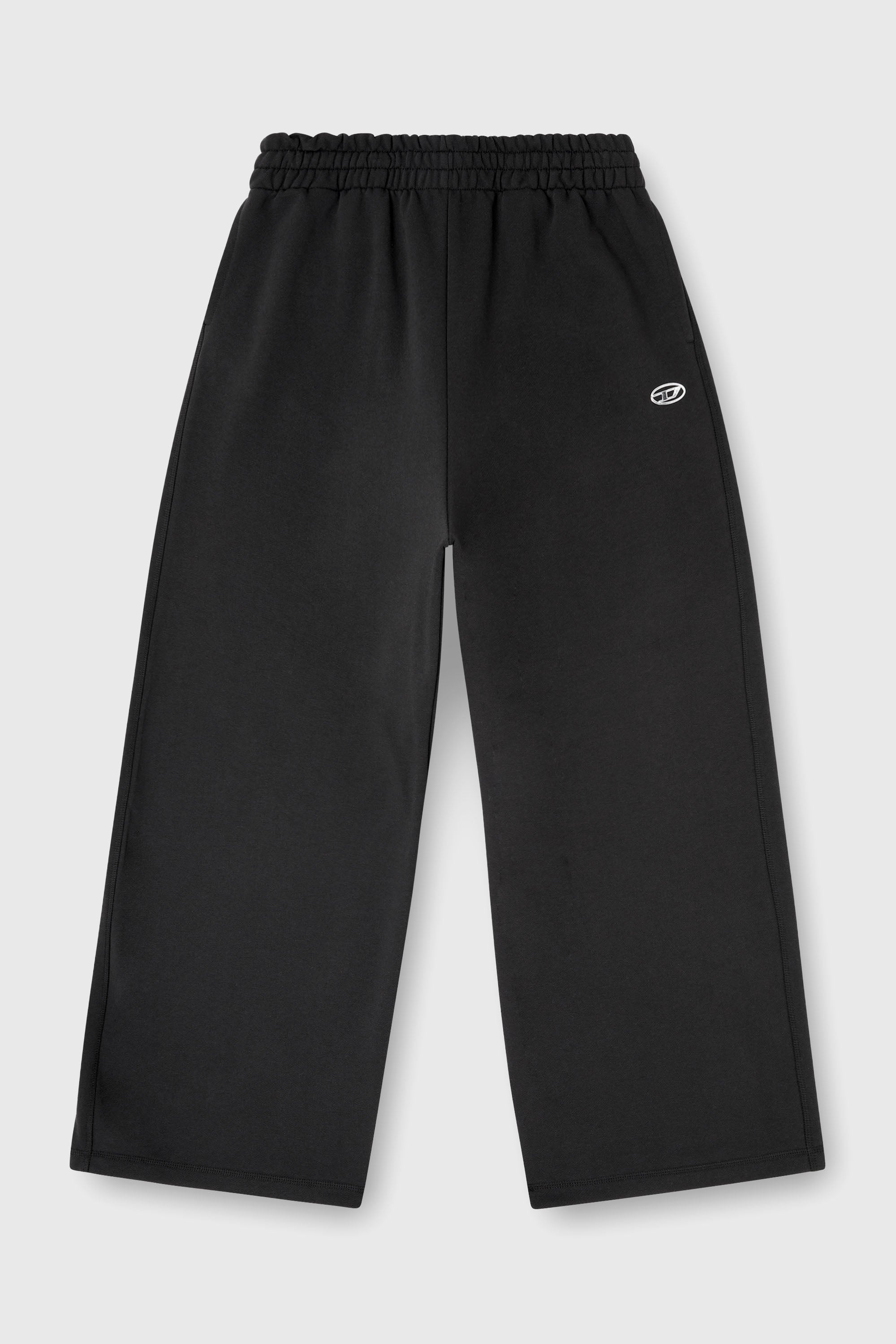 Diesel - P-ZENIA-OD, Pantalones holgados con cintura el&aacute;stica Mujer in Negro - 2