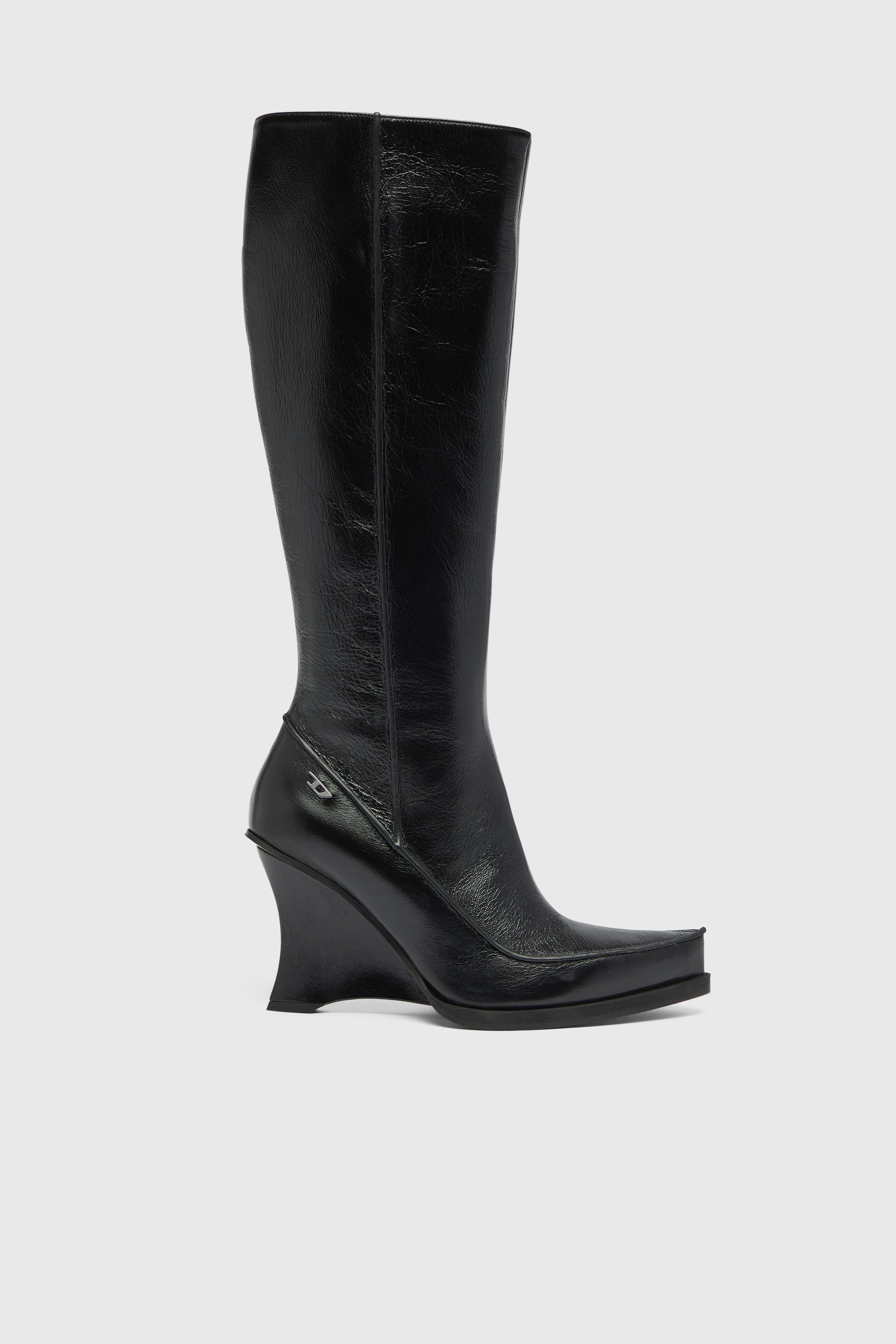 Diesel - D-LUCETTE-90-KB W, D-Lucette-Botas de cuero hasta la rodilla Mujer in ToBeDefined - 1