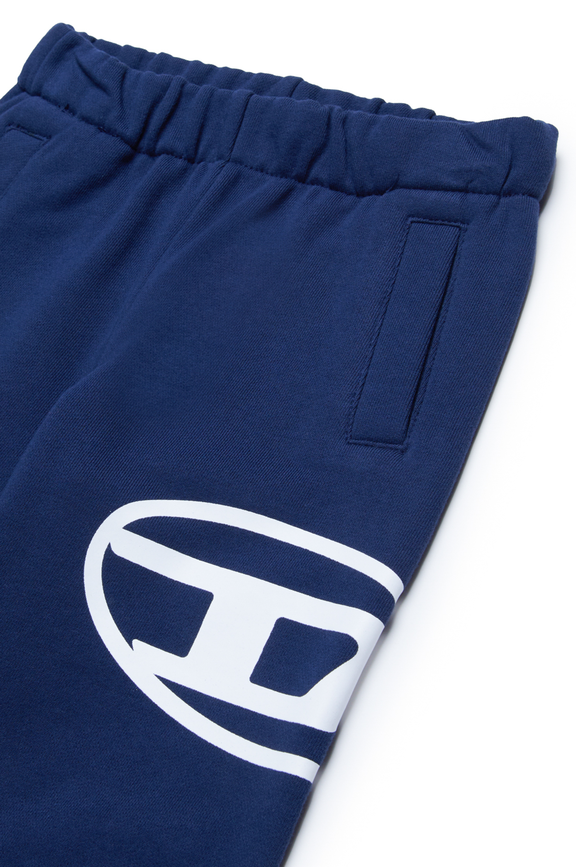 Diesel - PCERB, Unisex Pantalones deportivos con estampado Oval D in Azul marino - Image 3