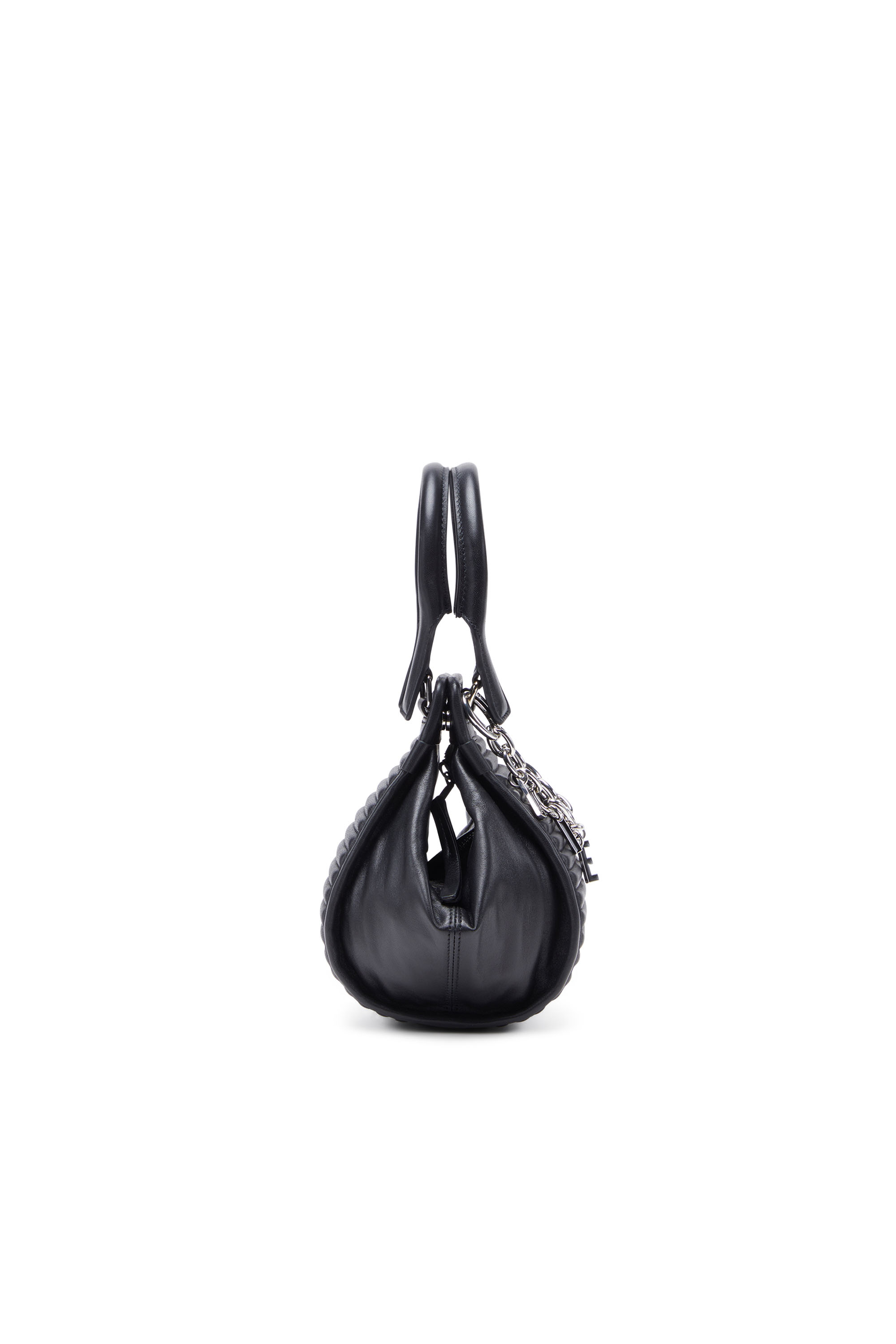 Diesel - D-VINA-RR XS, D-Vina-RR XS - Bolso de mano de cuero Mujer in Negro - 4