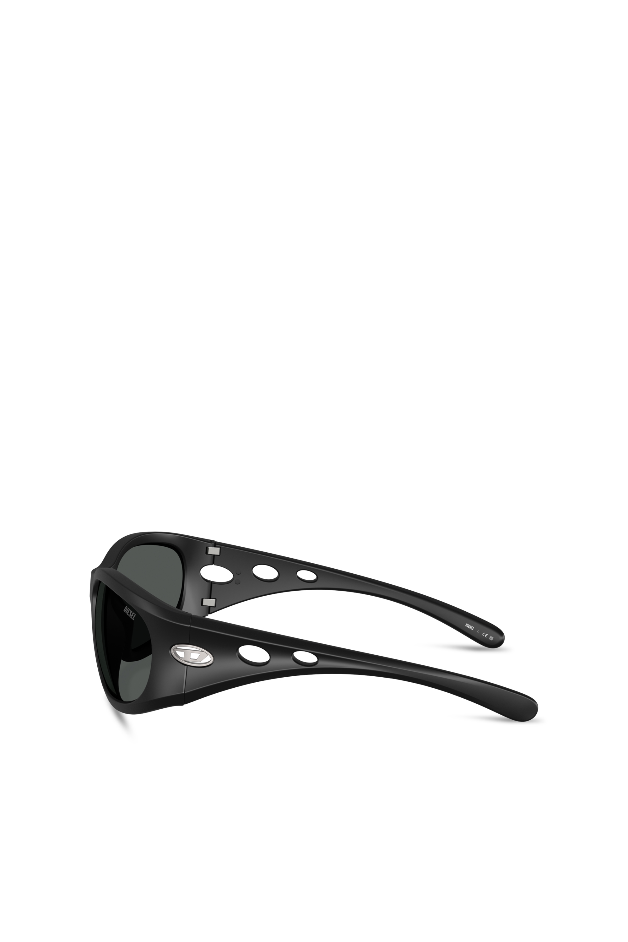 Diesel - 0DL3012U, Gafas de sol rectangulares Unisex in Negro - 2