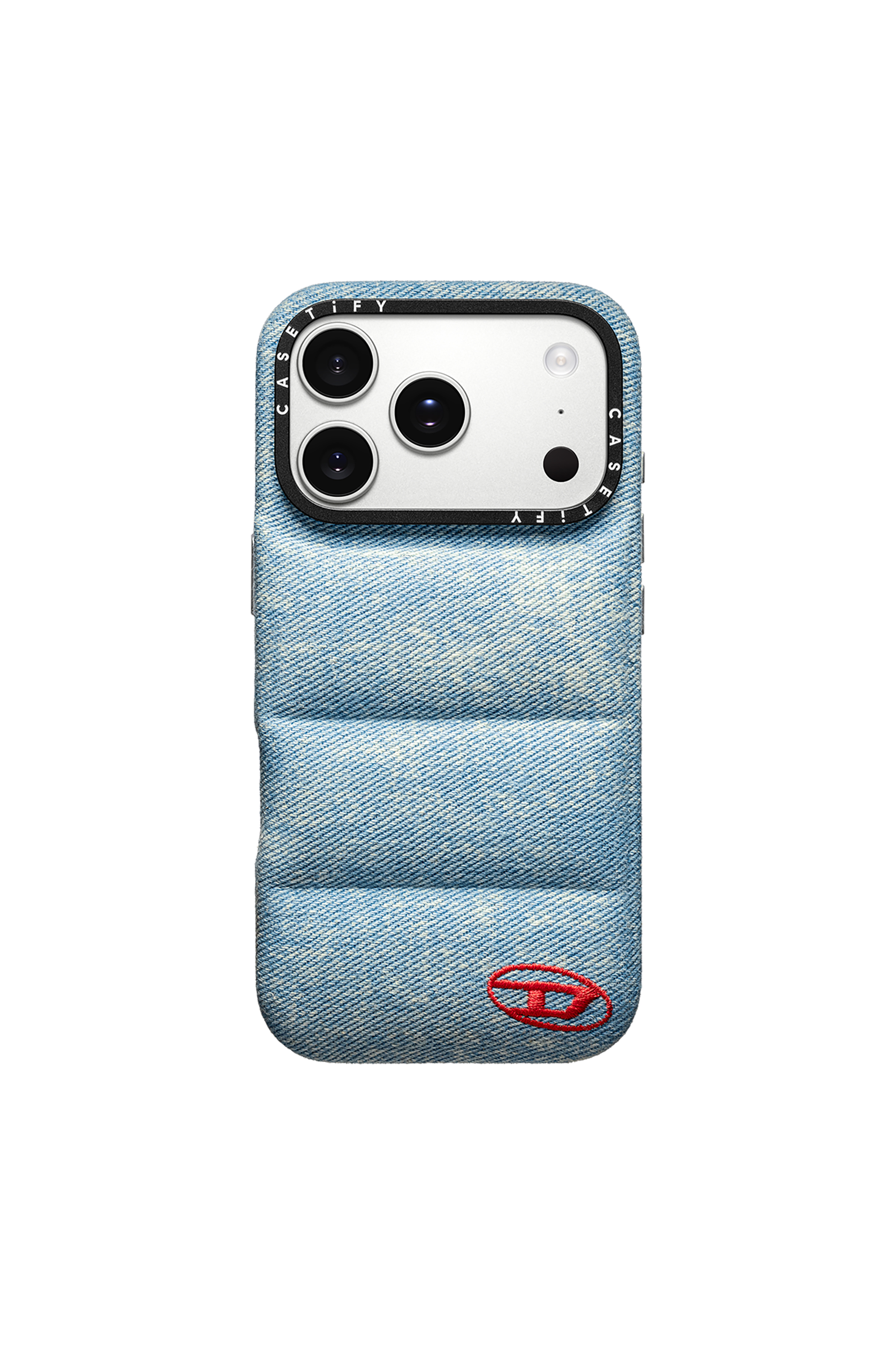 Diesel - 60609 MOULDED CASE, Funda Puffer por iPhone 17 Pro Max Unisex in Azul marino - 1