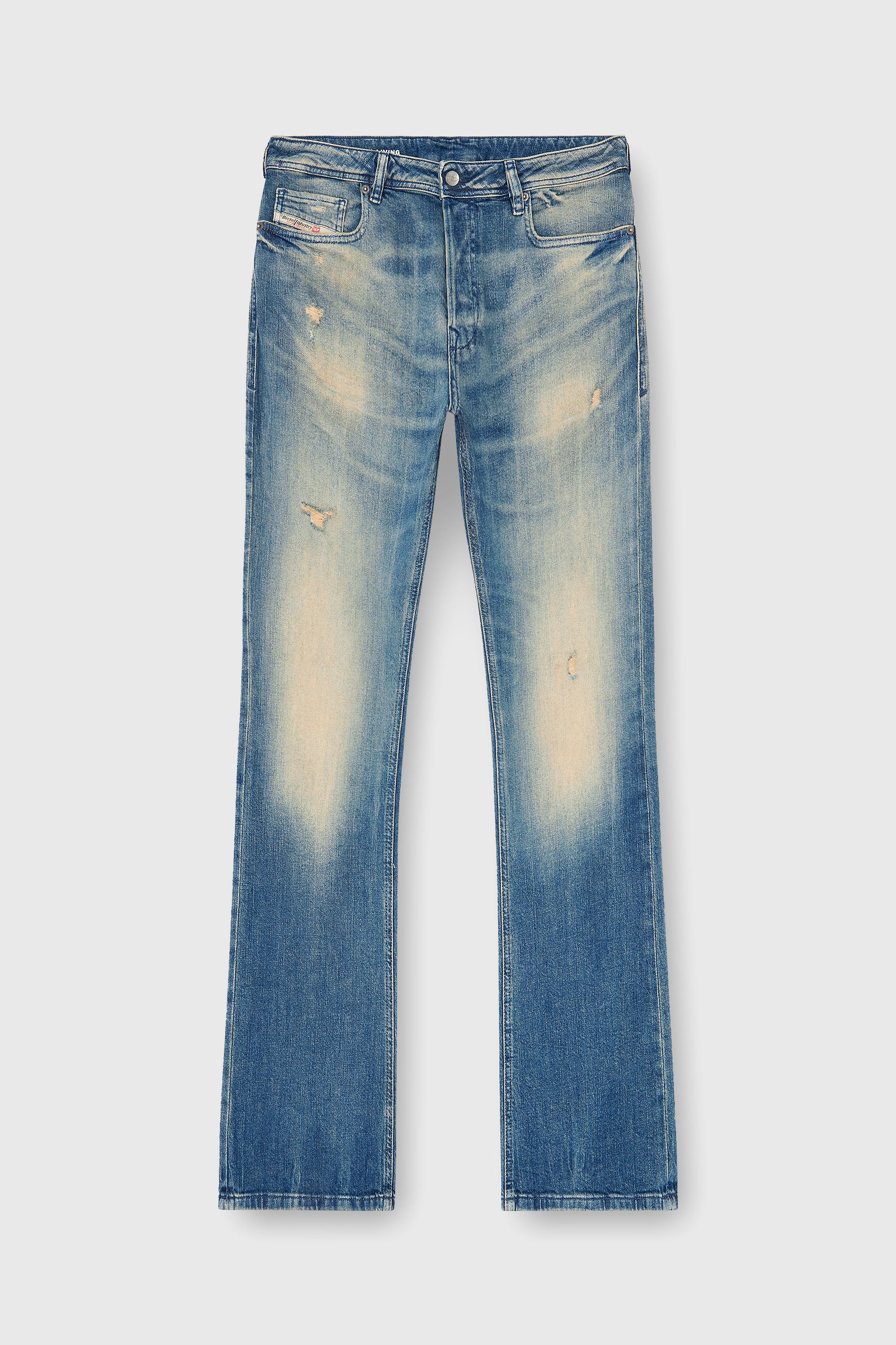 Diesel - Bootcut Jeans 2007 Zatiny 0KBBW Hombre, Azul medio - 2
