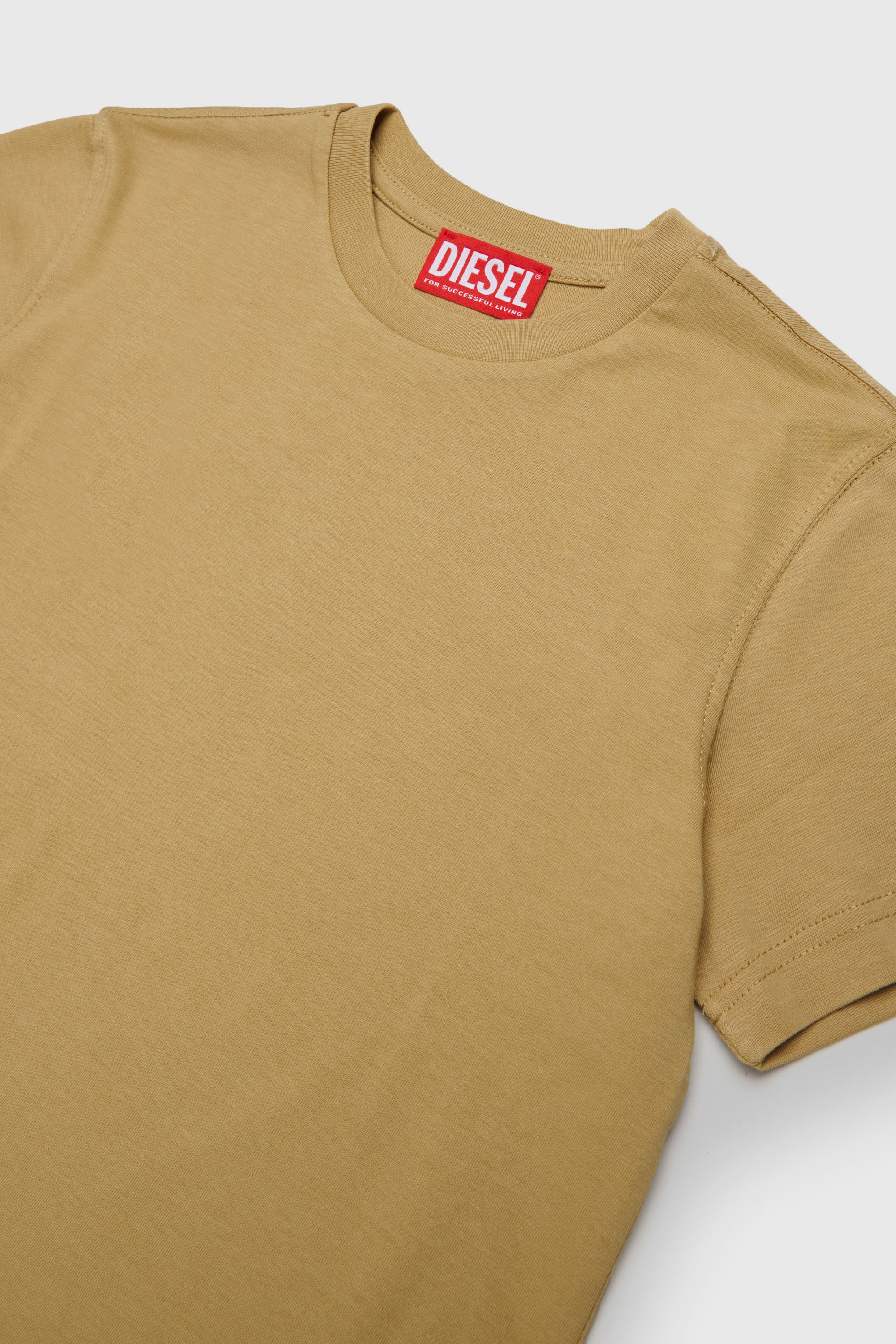 Diesel - TPRES, Camiseta con logo recortado Hombre in Marr&oacute;n - 3