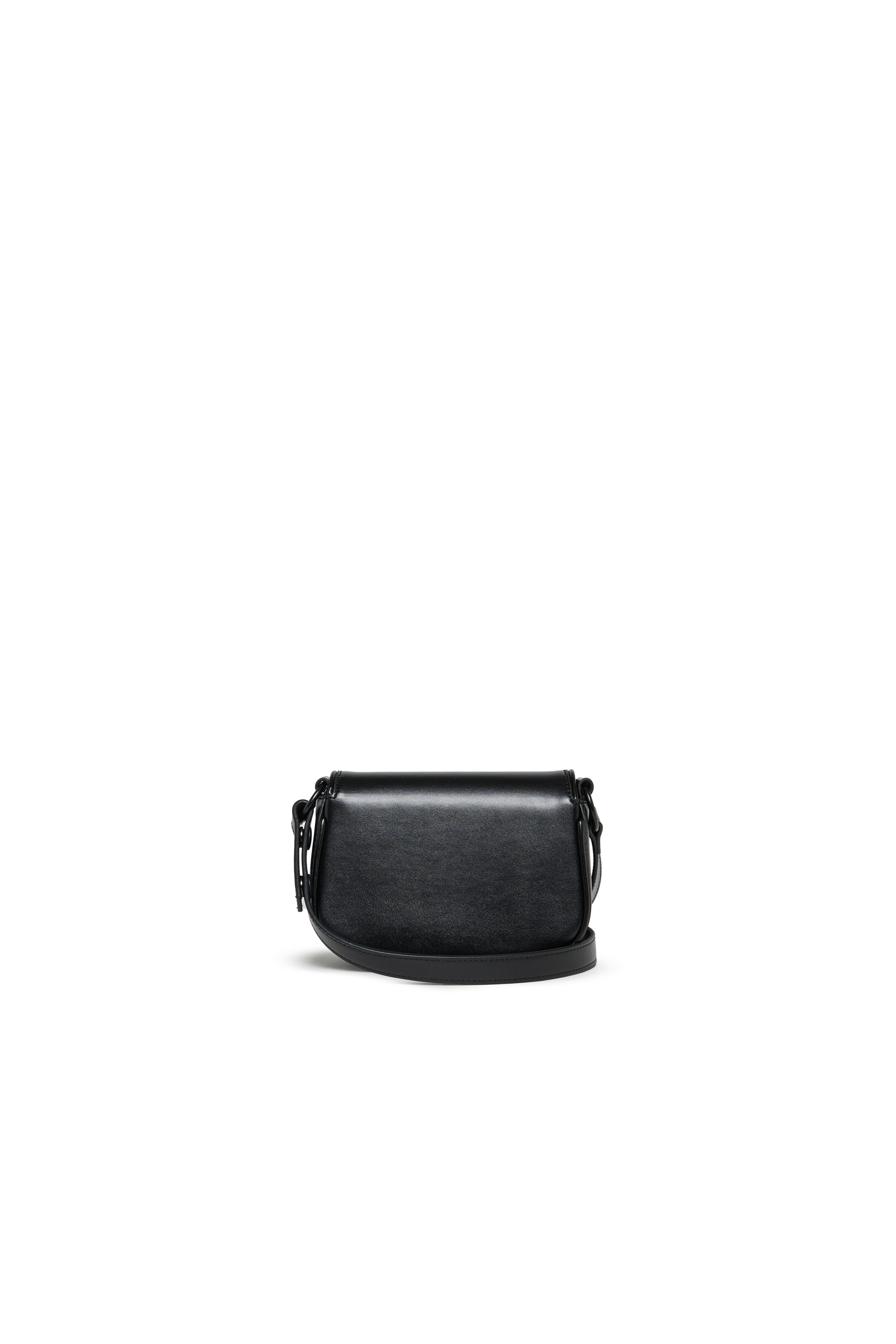 Diesel - WIRT, WIRT - Bolso bandolera con logo Oval D repujado Mujer in Negro - 2