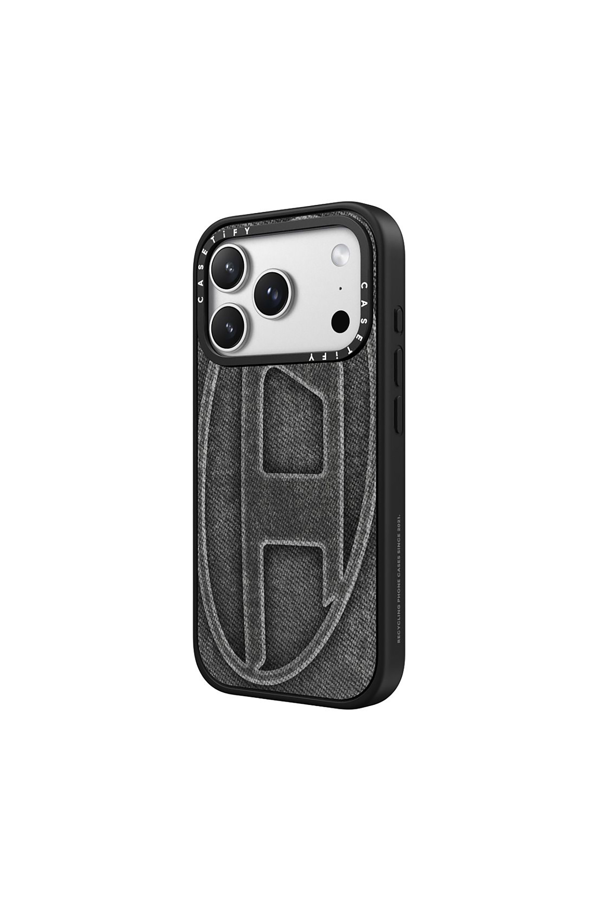 Diesel - 60574 MOULDED CASE, Funda Oval D impact por iPhone 17 Pro Unisex in Negro - 2