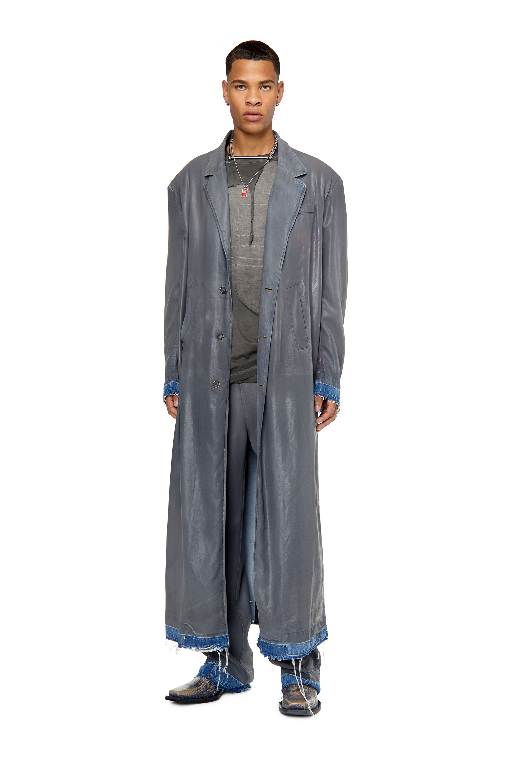Diesel - T-ASHY, Gris oscuro - Image 2