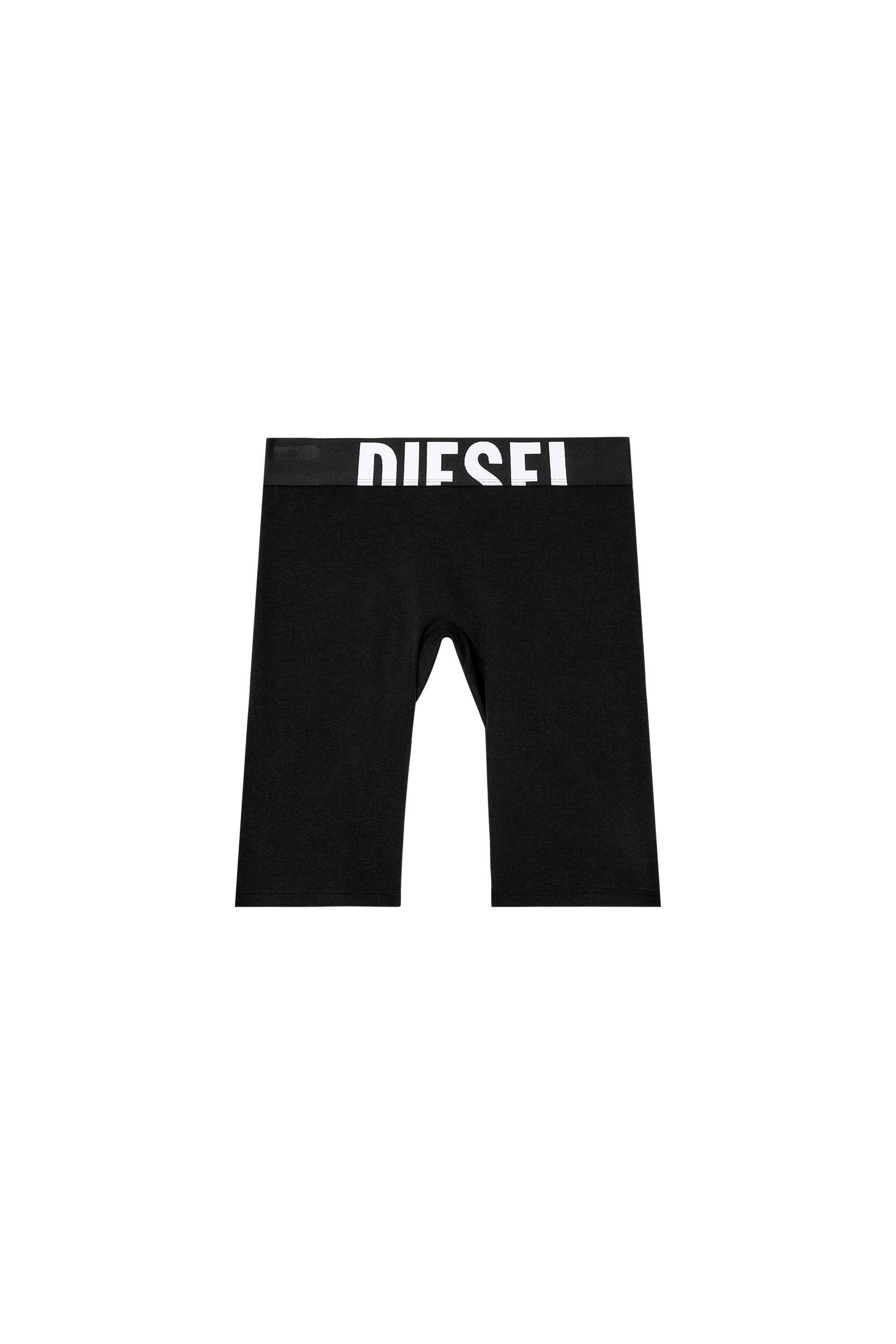 Diesel - IVA-D-POP, Pantalones cortos con logotipo recortado Mujer in Negro - 4