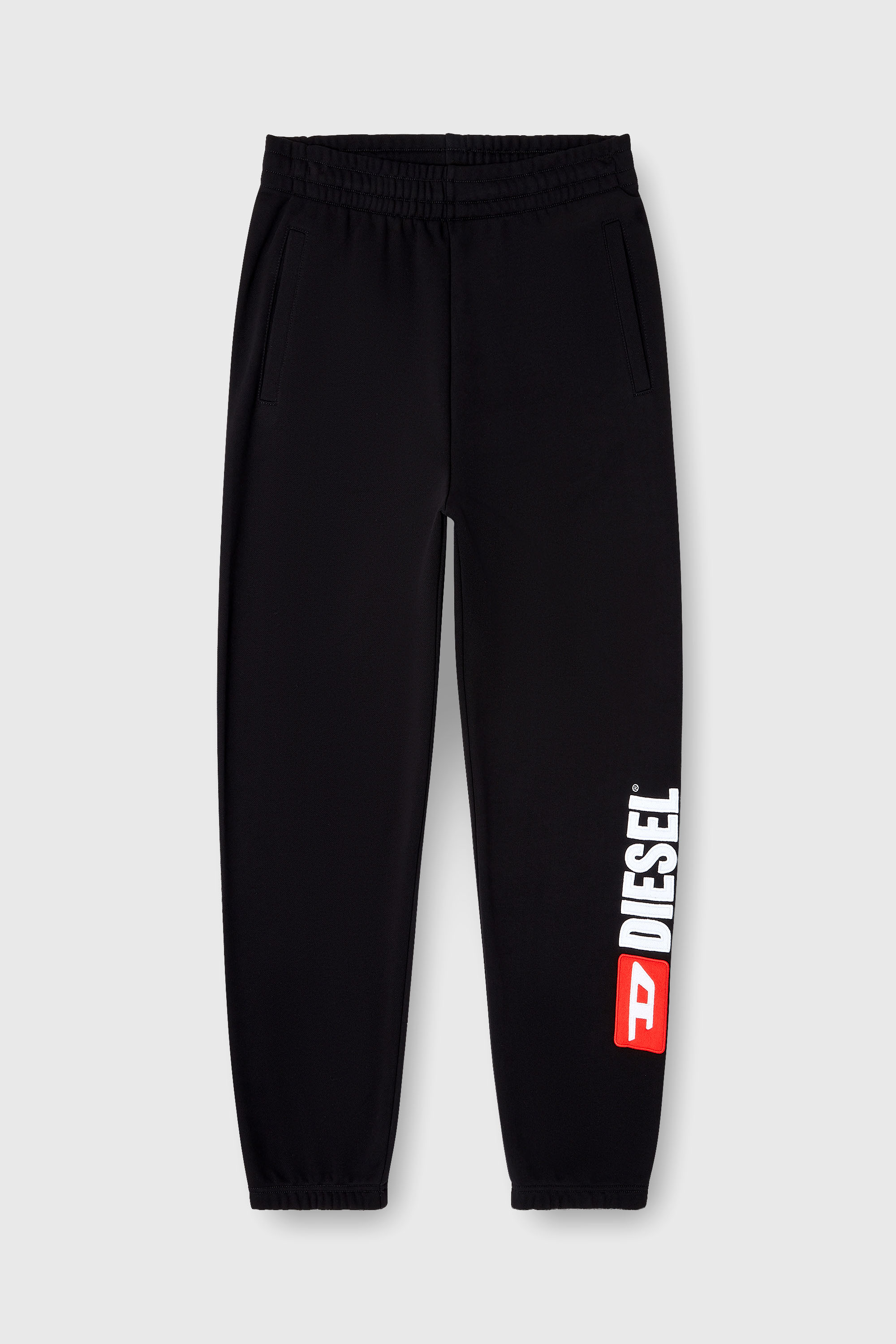 Diesel - P-MARKY-DIV, Pantalones de algod&oacute;n con parche Diesel Hombre in Negro - 2