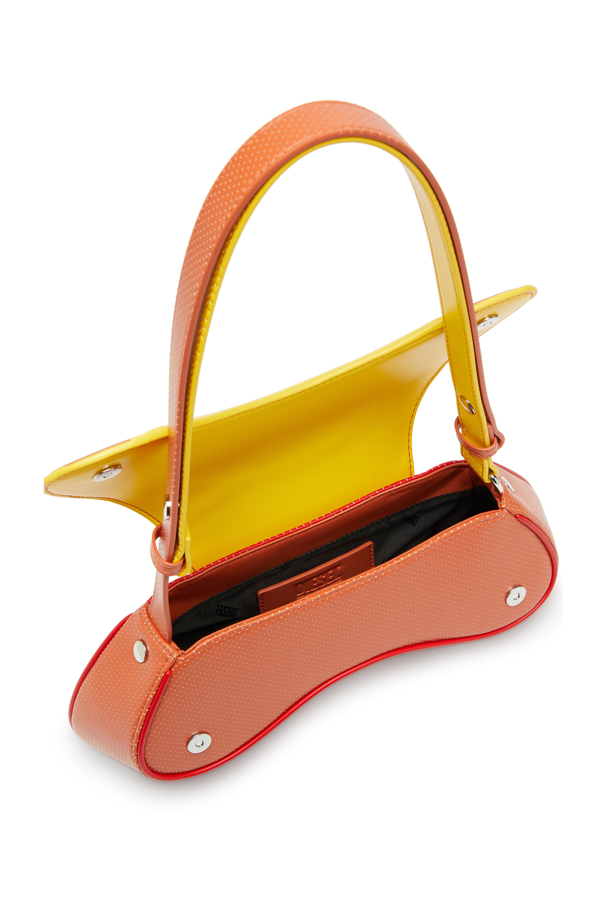 Diesel - PLAY CROSSBODY, Play - Bolso bandolera en PU acolchado perforado Mujer in Multicolor - 3