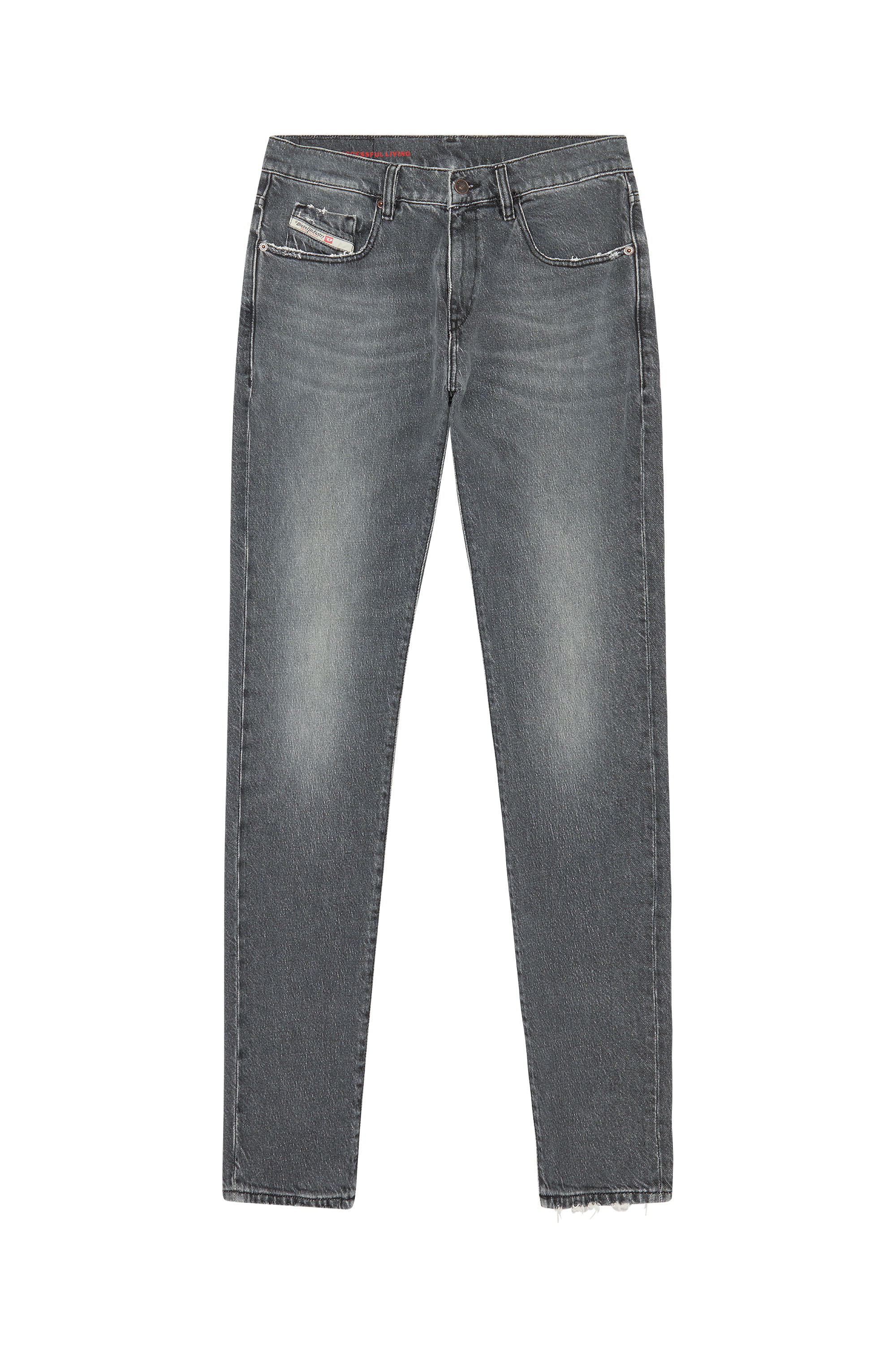 Diesel - Slim Jeans 2019 D-Strukt 09E75, Negro/Gris oscuro - Image 5