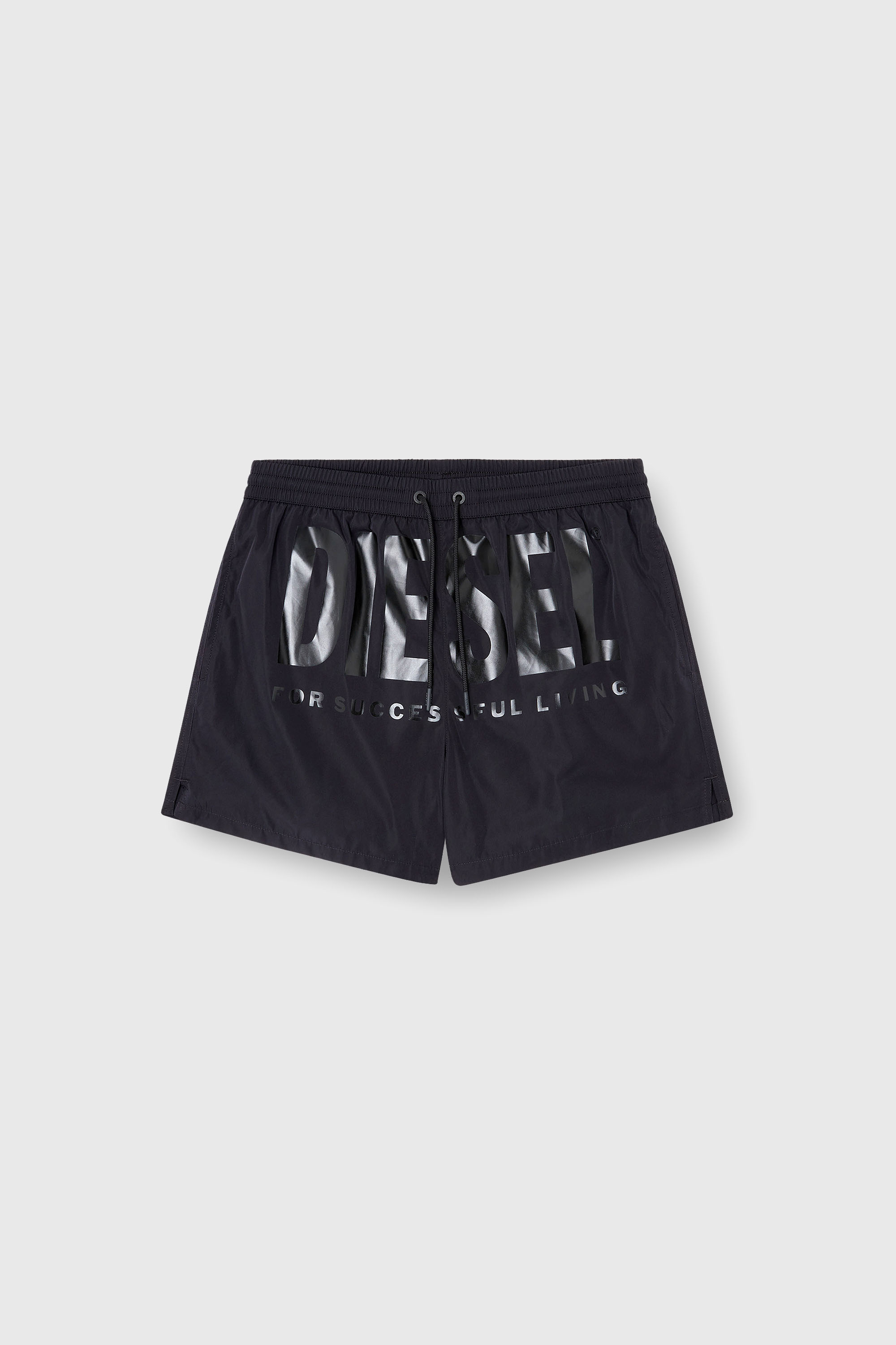 Diesel - KEN-37-D-CORE, Ba&ntilde;ador corto con logotipo grande Hombre in Negro - 2