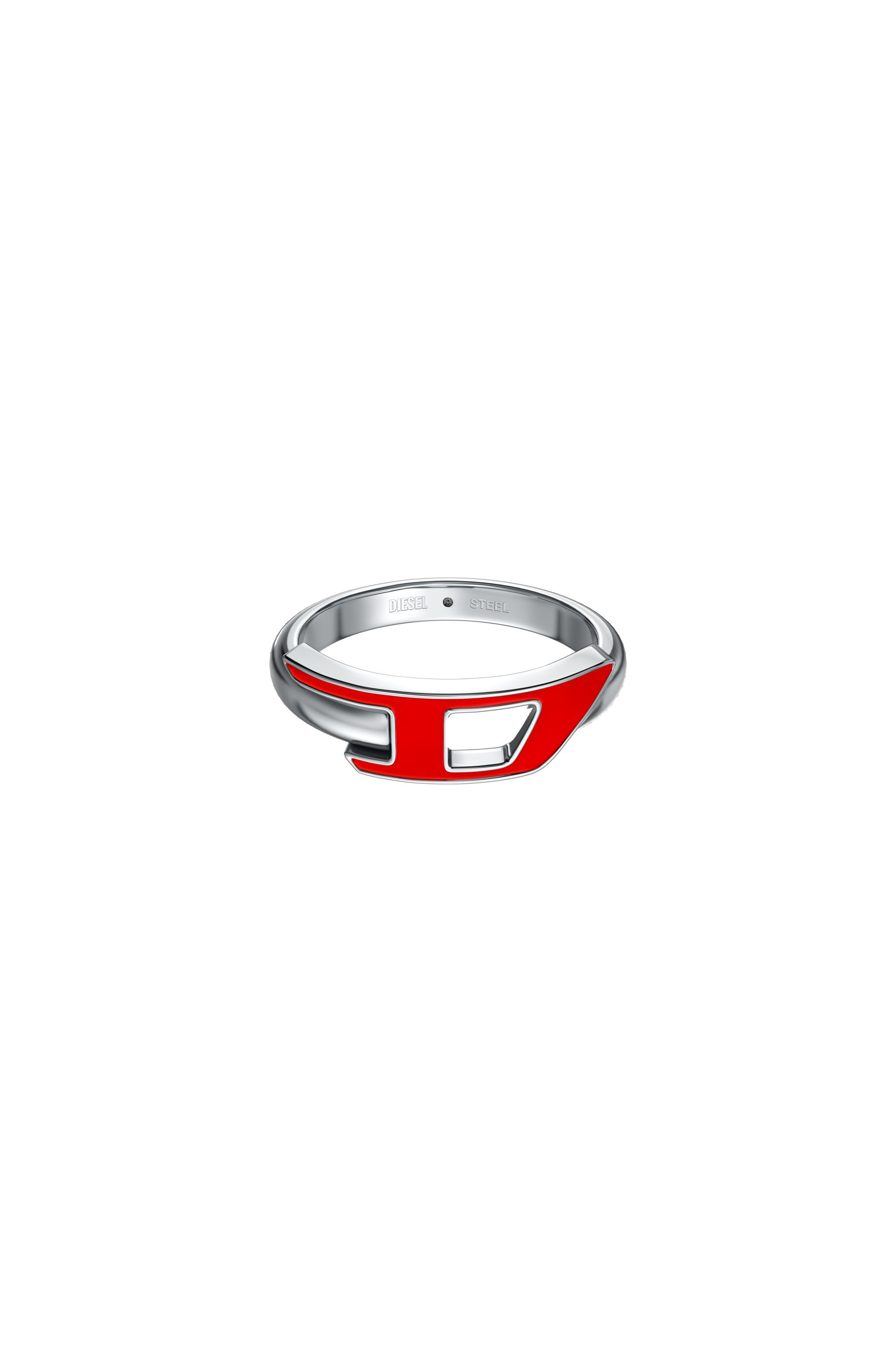 Diesel - DX1688040 JEWELLERY, Anillo de banda de acero inoxidable Unisex in Plateado - 2