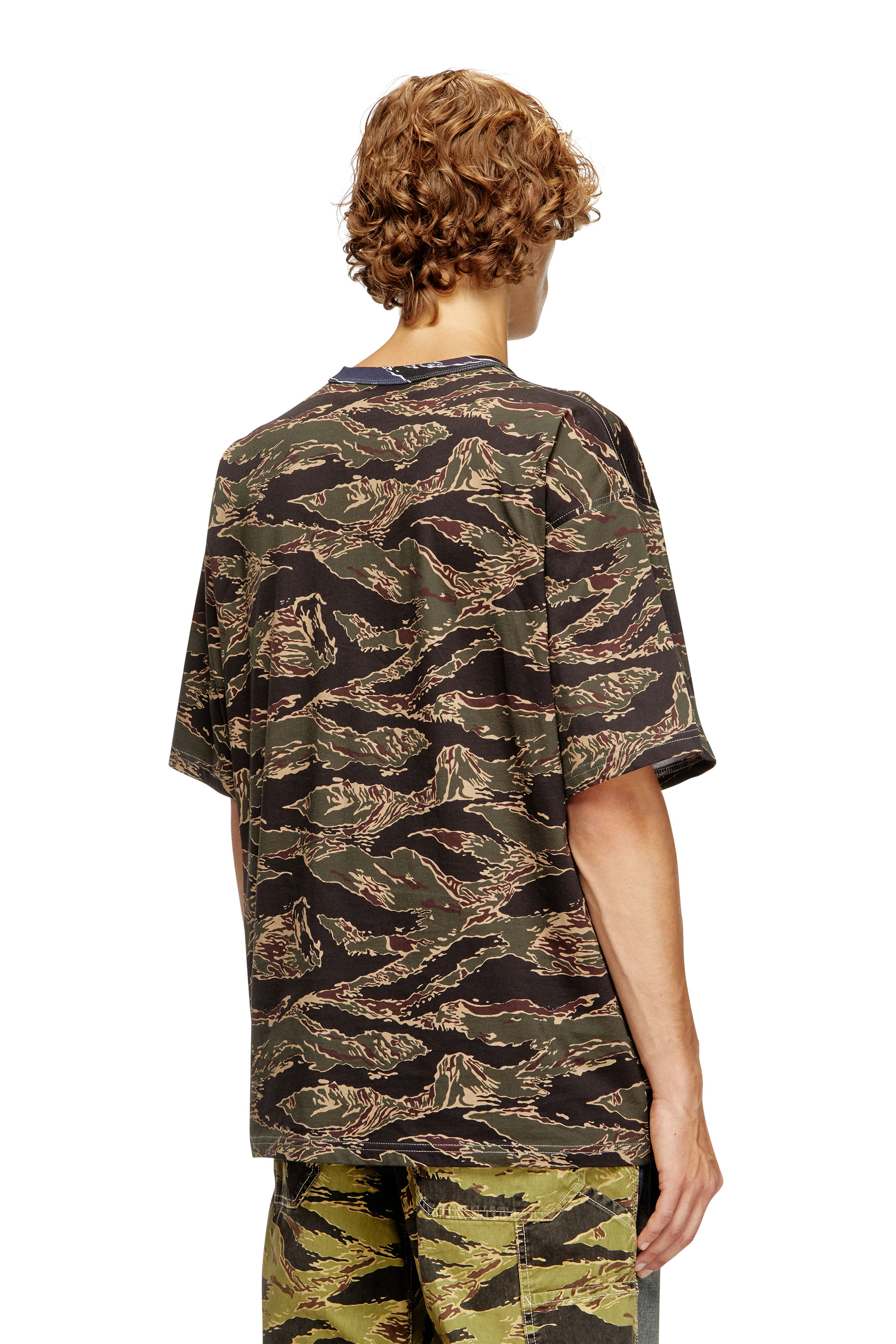 Diesel - T-BOXT-T22, Camiseta de camuflaje con logotipo de camuflaje Hombre in ToBeDefined - 4