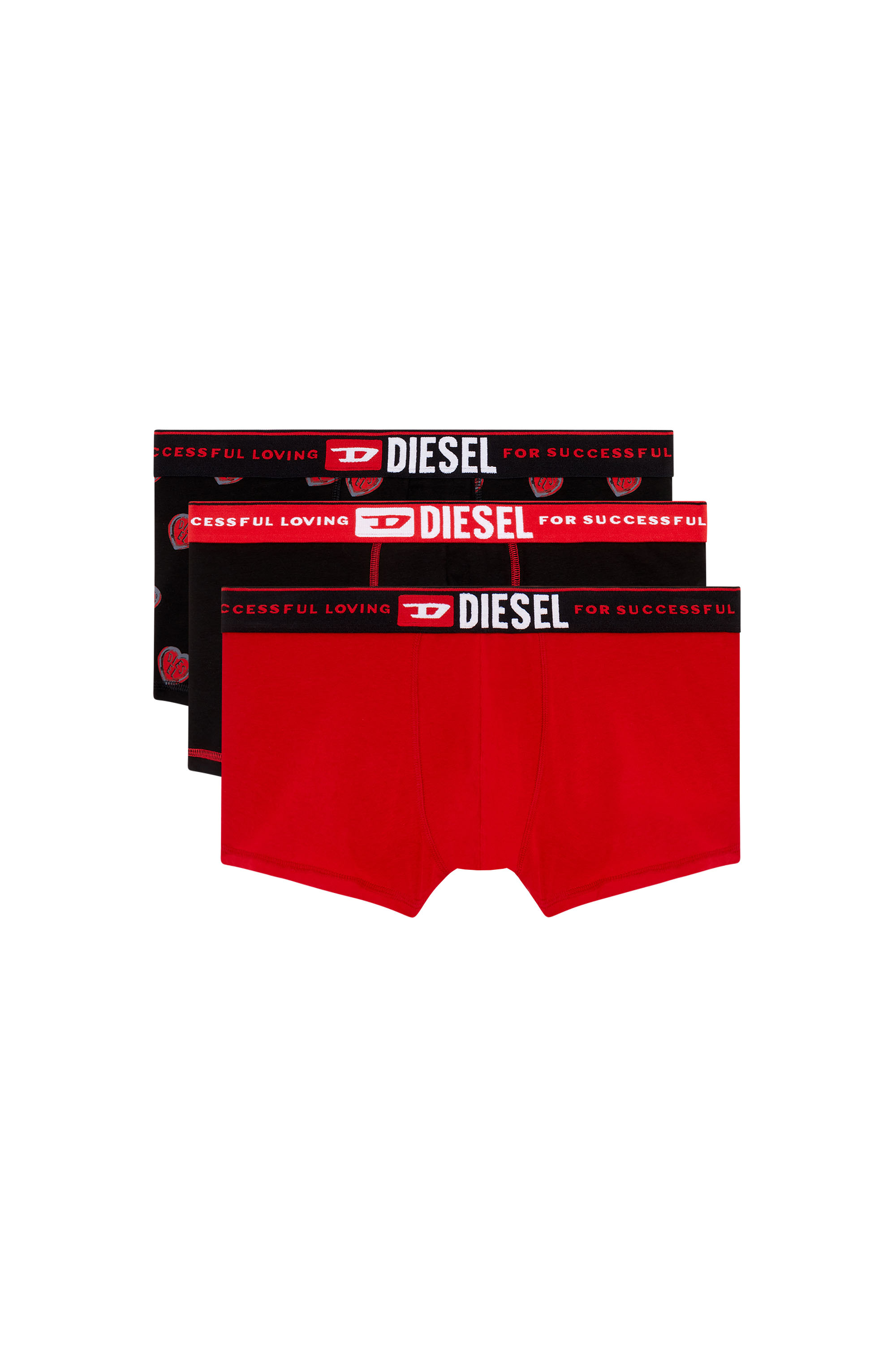 Diesel - UMBX-DAMIENTHREEPACK, Negro/Rojo - Image 1