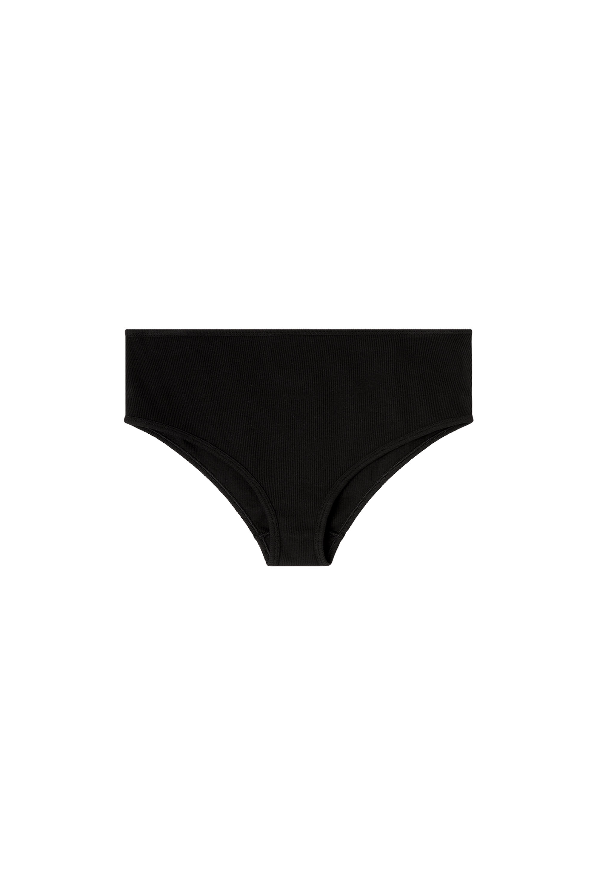 Diesel - CHARLI-DNM, Bragas de algod&oacute;n el&aacute;stico de tiro alto Mujer in Negro - 2