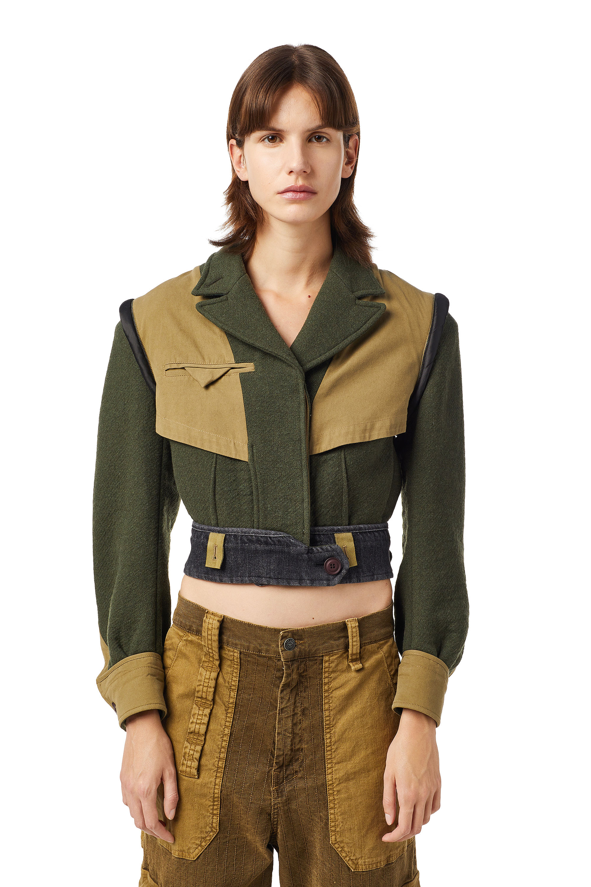 G-ELORA, Verde Oliva - Chaquetas