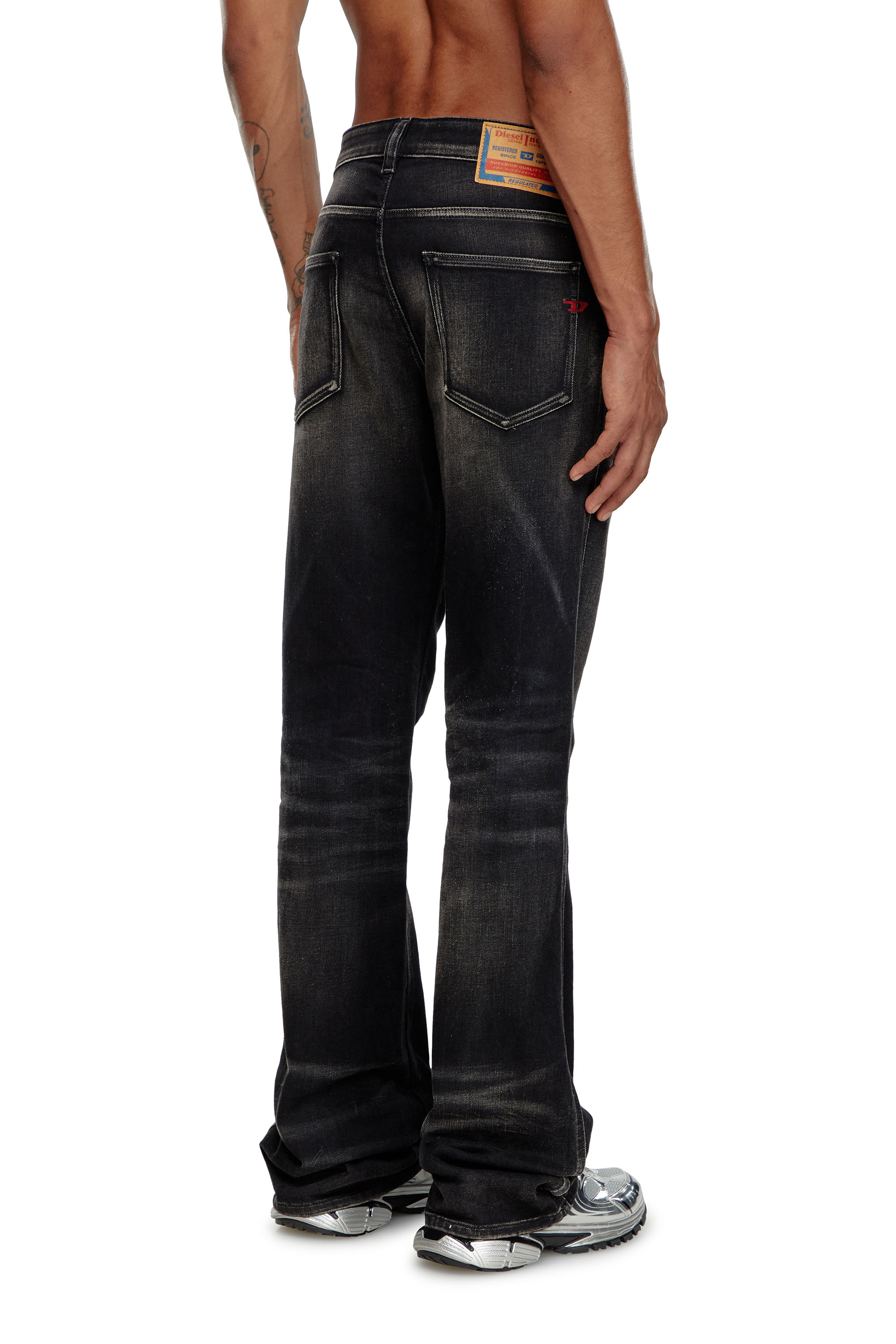 Diesel - Hombre Bootcut Jeans 1998 D-Buck 09J53, Negro/Gris oscuro - Image 3