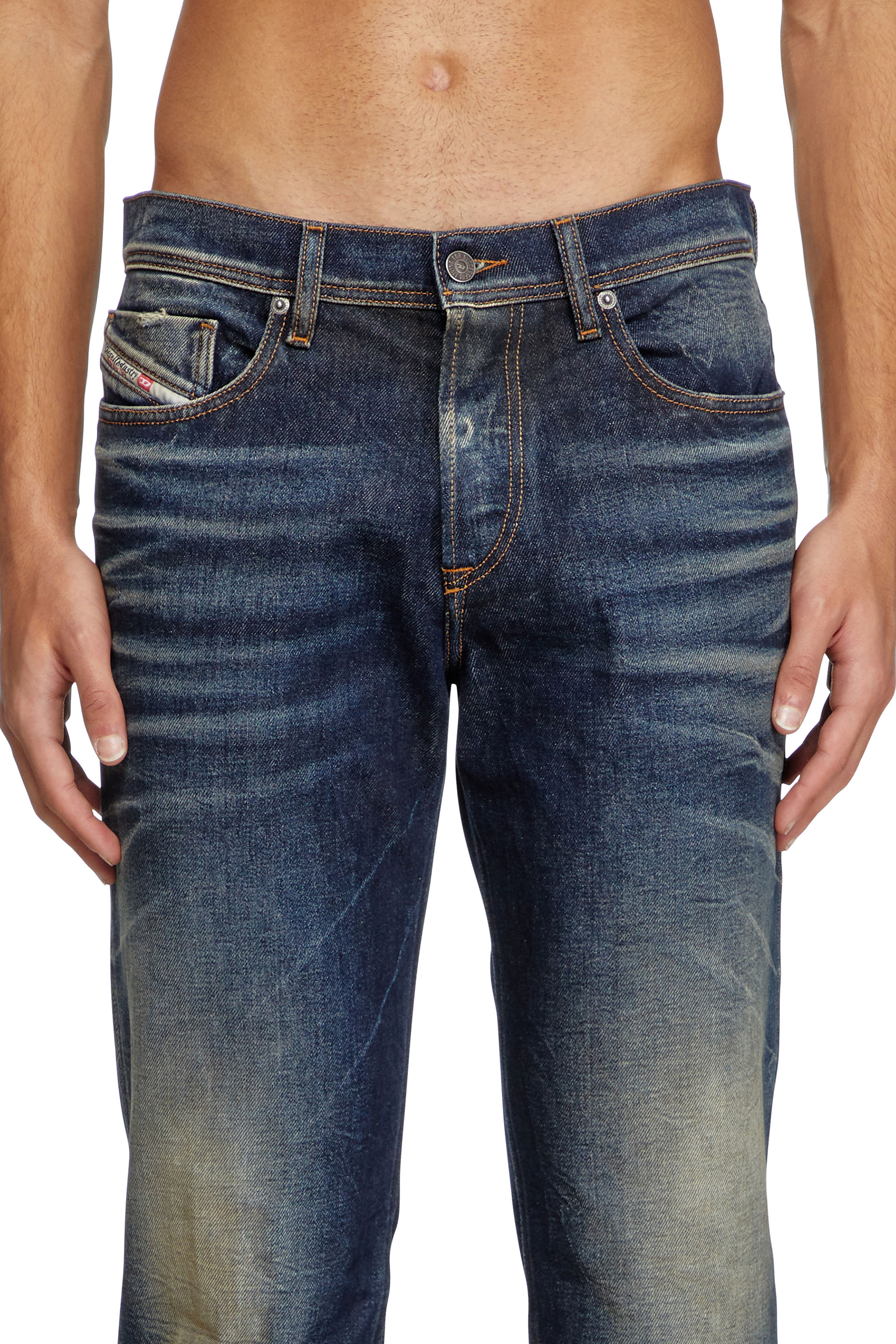 Diesel - Regular Jeans 2023 D-Finitive 09L22 Hombre, Azul Oscuro - 5