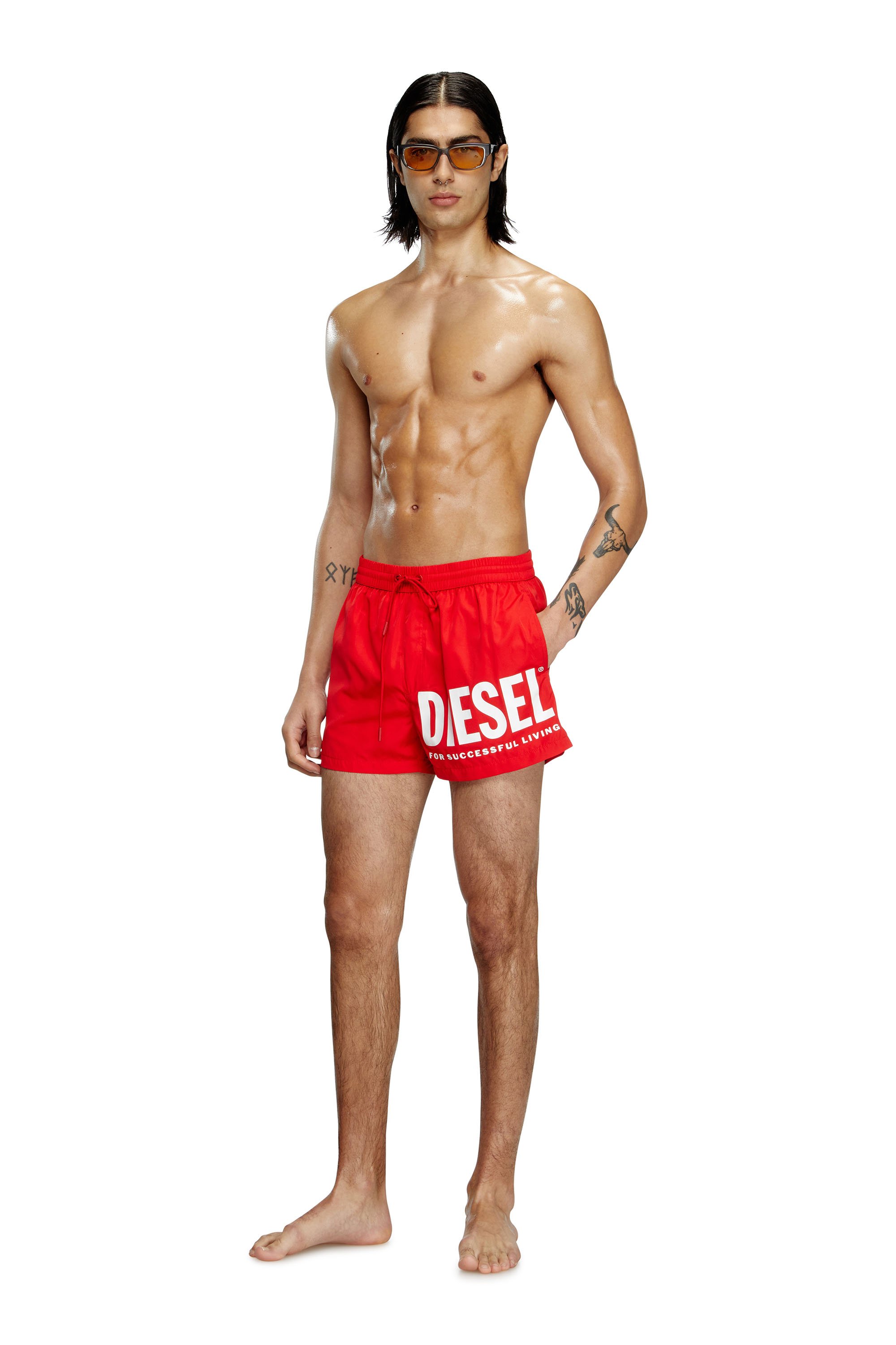 Diesel - MARIO-34-D-CORE, Bañadores con estampado de logotipo Hombre in Multicolor - 1