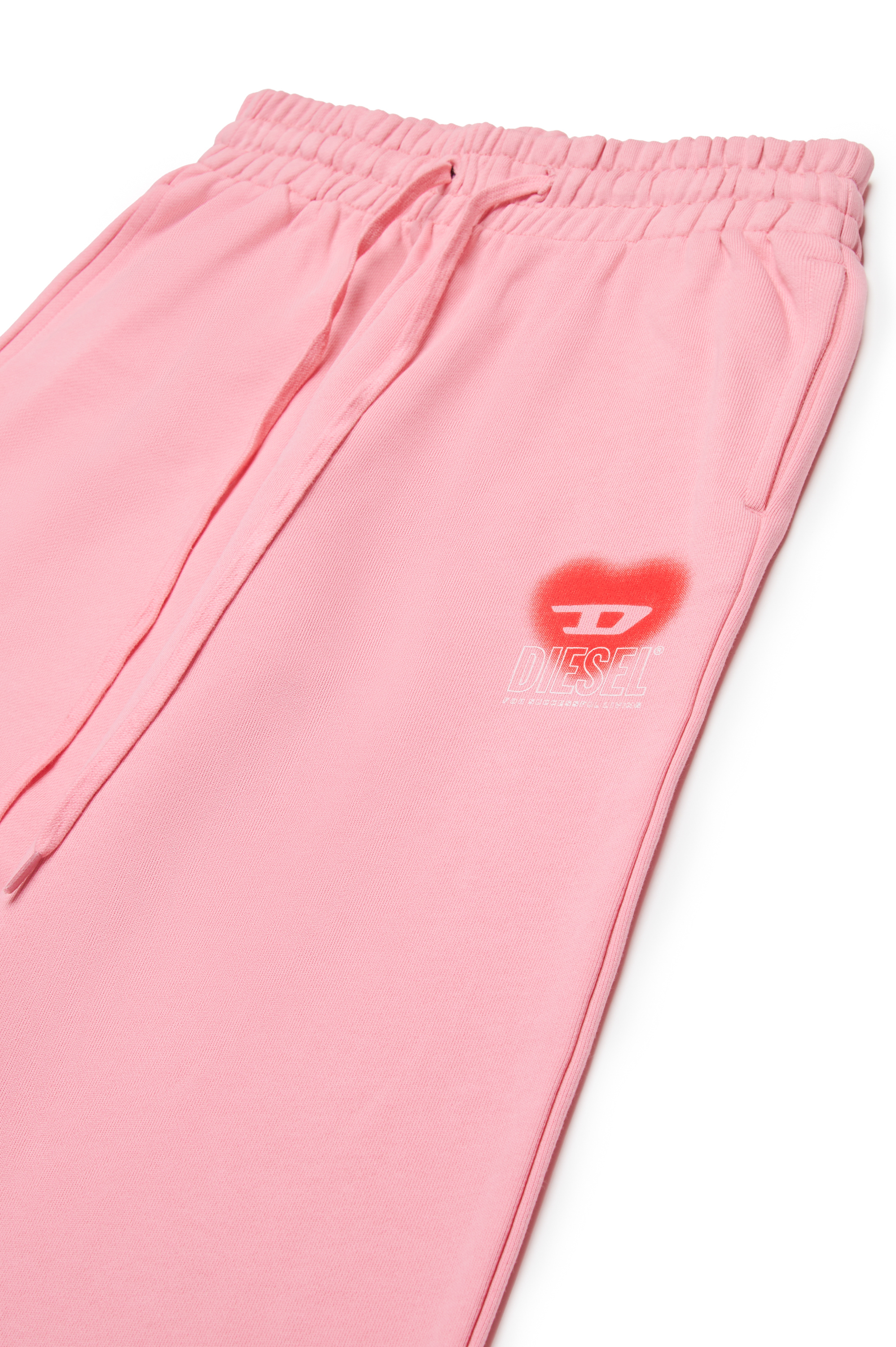 Diesel - PCUORE, Pantalones deportivos con gráfico de corazón D Mujer in Rosa - 3