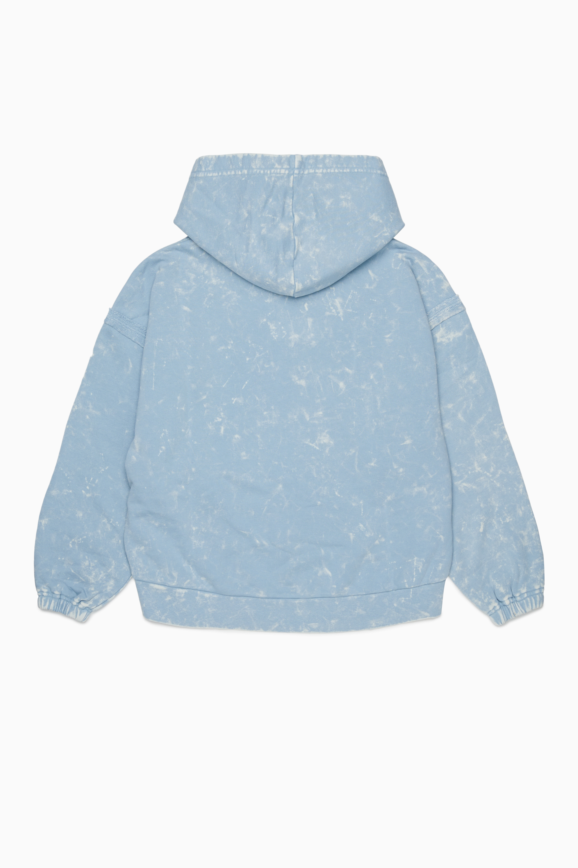 Diesel - SLOXY, Sudadera con efecto tie-dye y logo arco&iacute;ris Mujer in Azul marino - 2