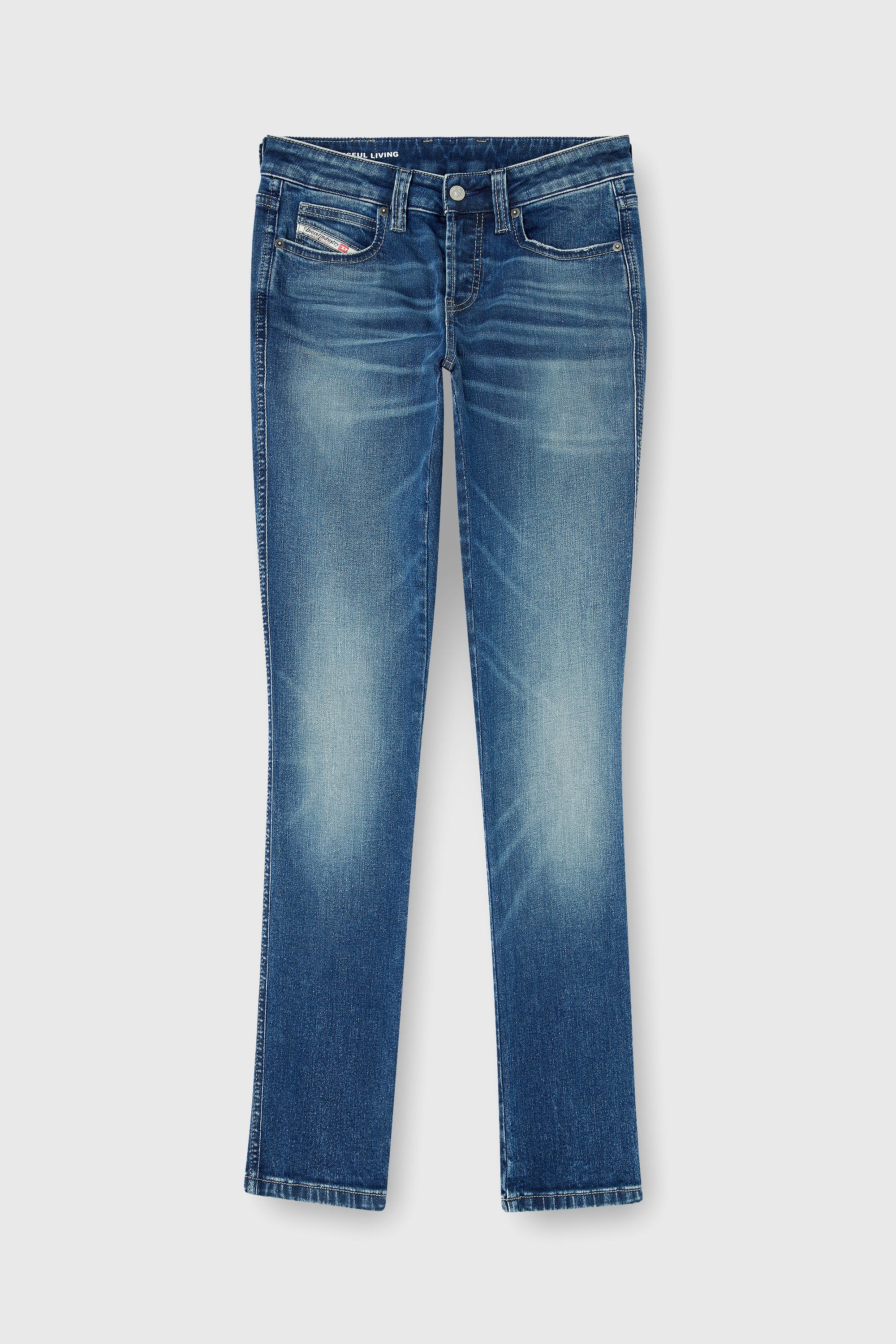 Diesel - Slim Jeans 1992 D-Jiann 0DBEE Mujer, Azul medio - 2