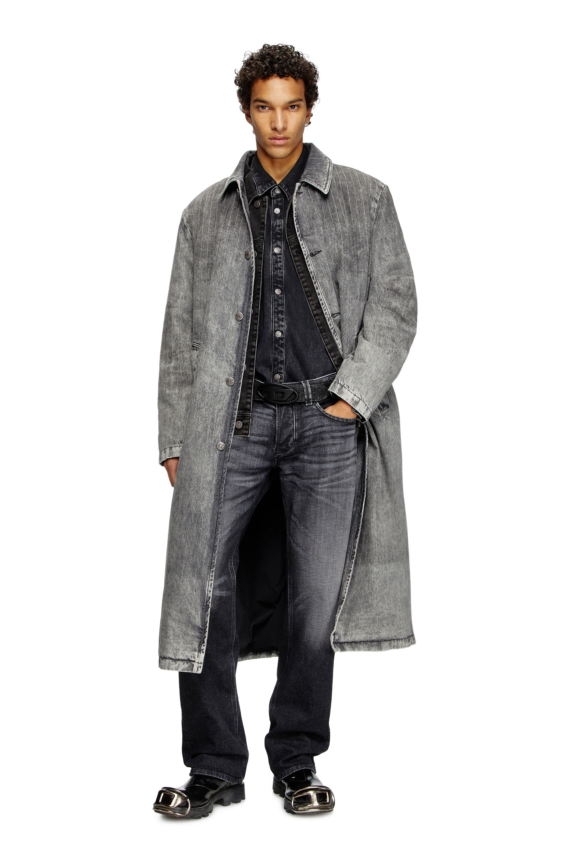 Diesel - Regular Jeans 1985 Larkee 09L52 Hombre, Negro/Gris oscuro - 1