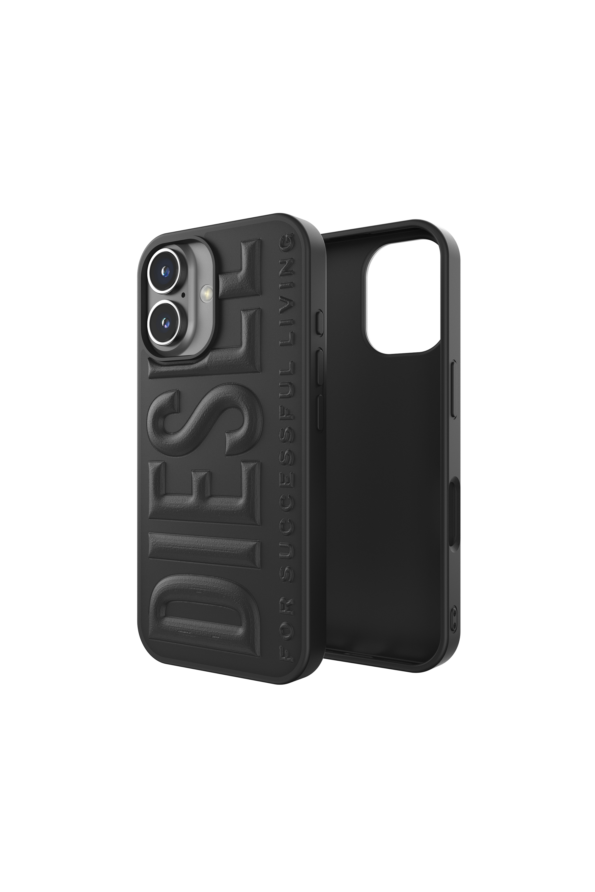 Diesel - 60209  MOULDED CASE, Funda para iP 16 Unisex in Negro - 1