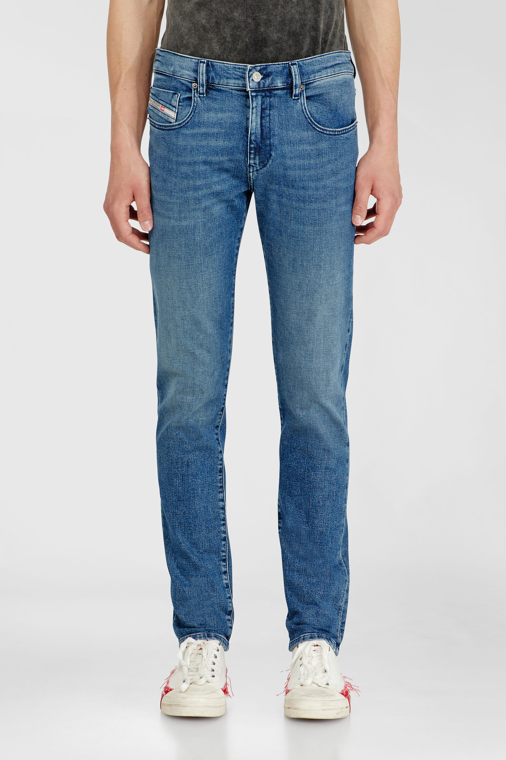 Diesel - Slim Jeans 2019 D-Strukt 0HDBK Hombre, Azul medio - 1