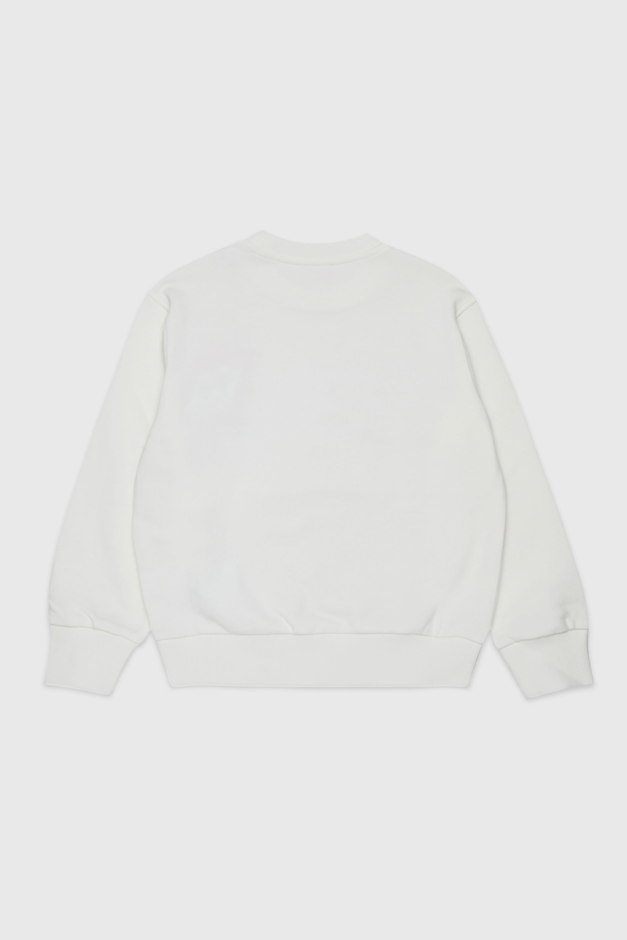 Diesel - SCRAP OVER, Sudadera con estampado gr&aacute;fico Oval D Hombre in Blanco - 2