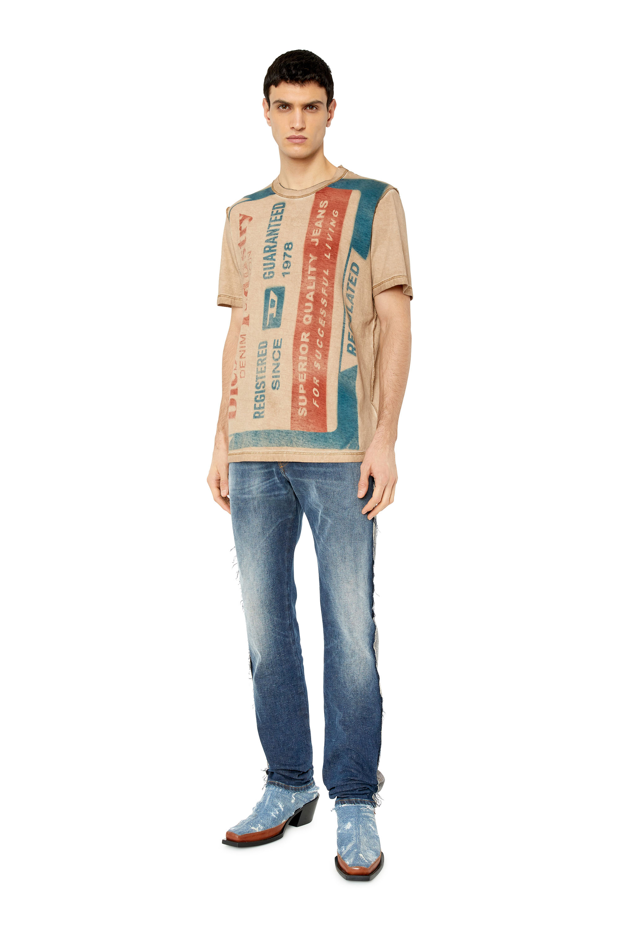 Diesel - 1995 D-Sark 09F39 Straight Jeans, Azul Oscuro - Image 4