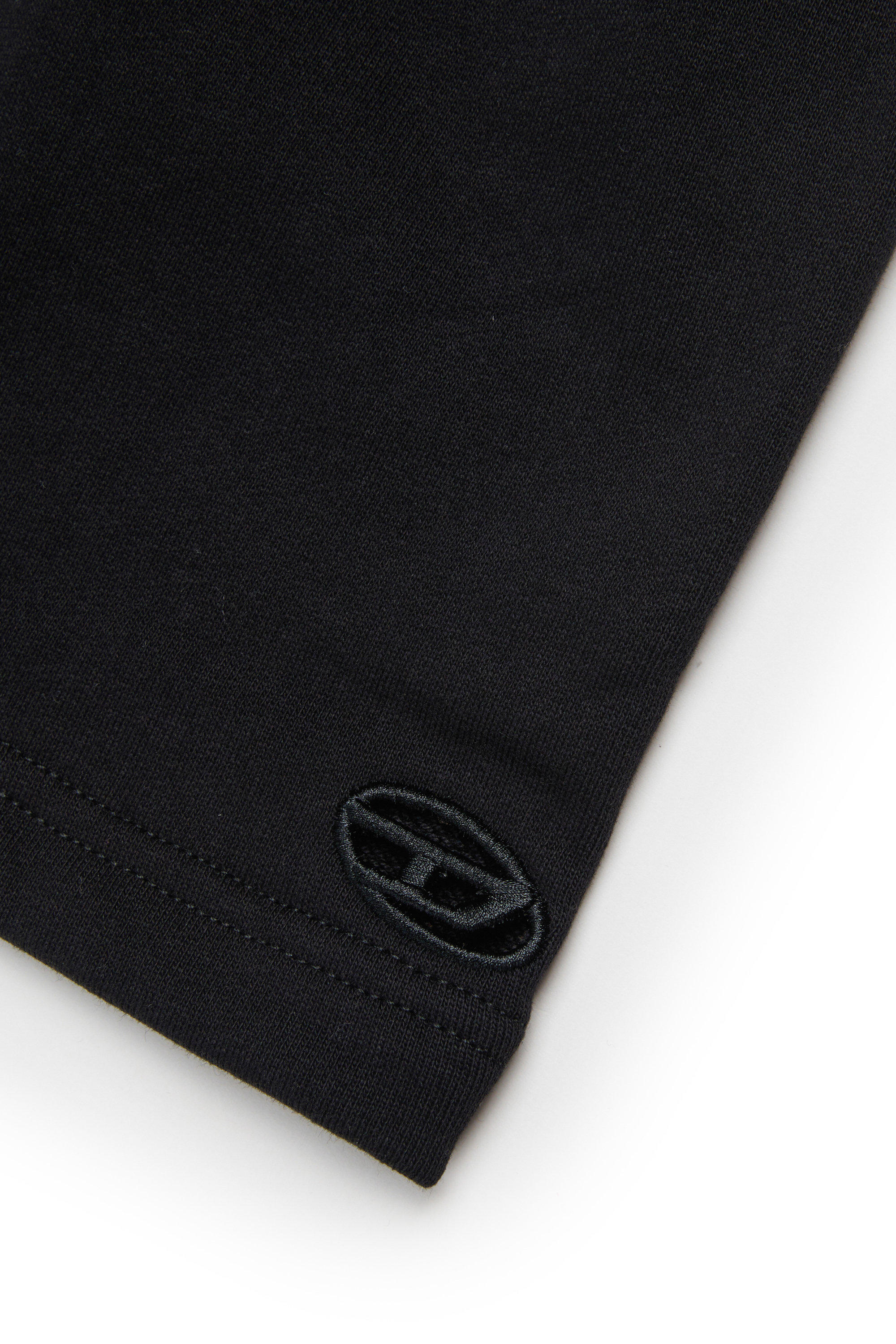 Diesel - GOSPY, Minifalda con el logotipo Oval D recortado Mujer in Negro - 4