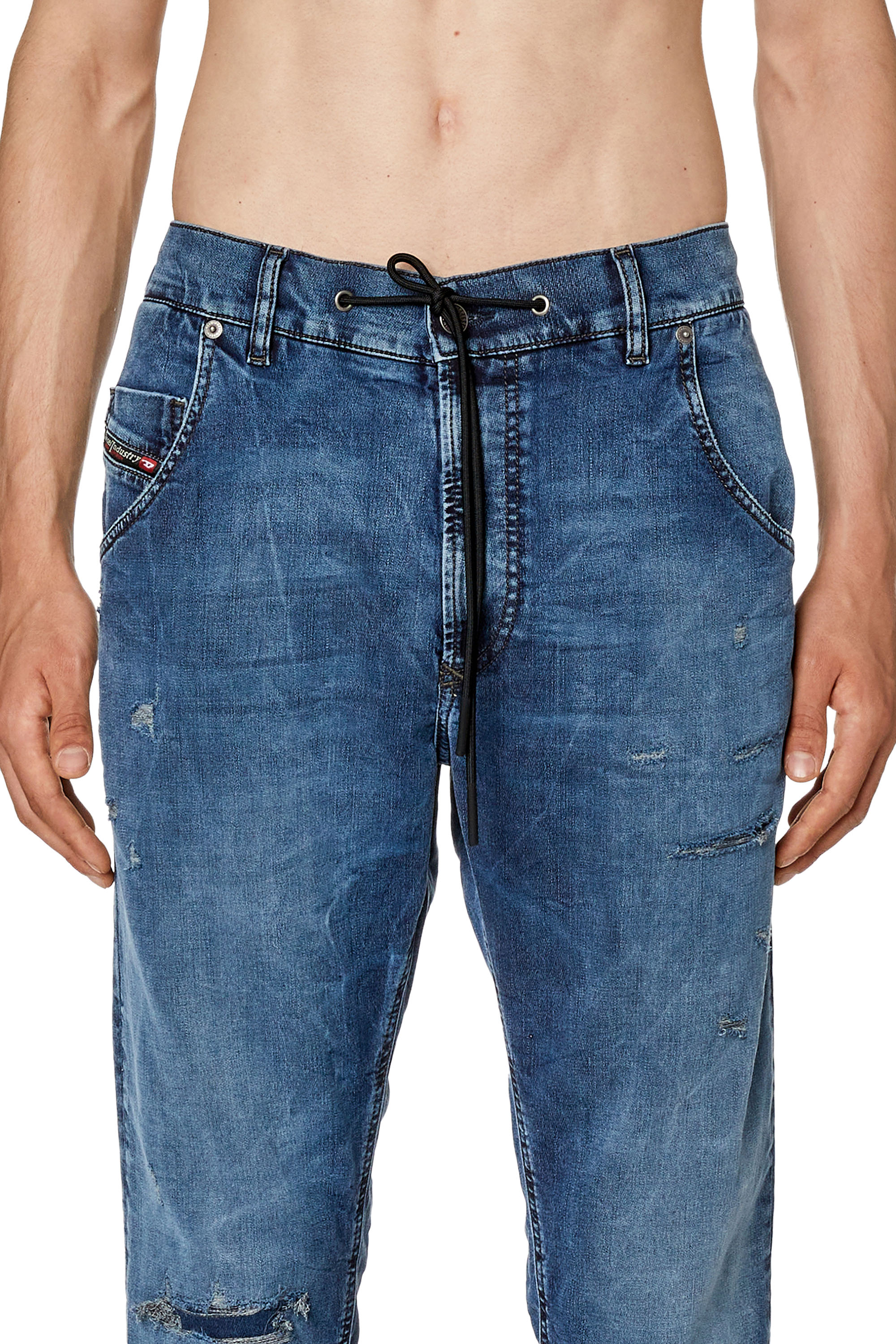 Diesel - Tapered Krooley JoggJeans® E9H11, Azul Oscuro - Image 4