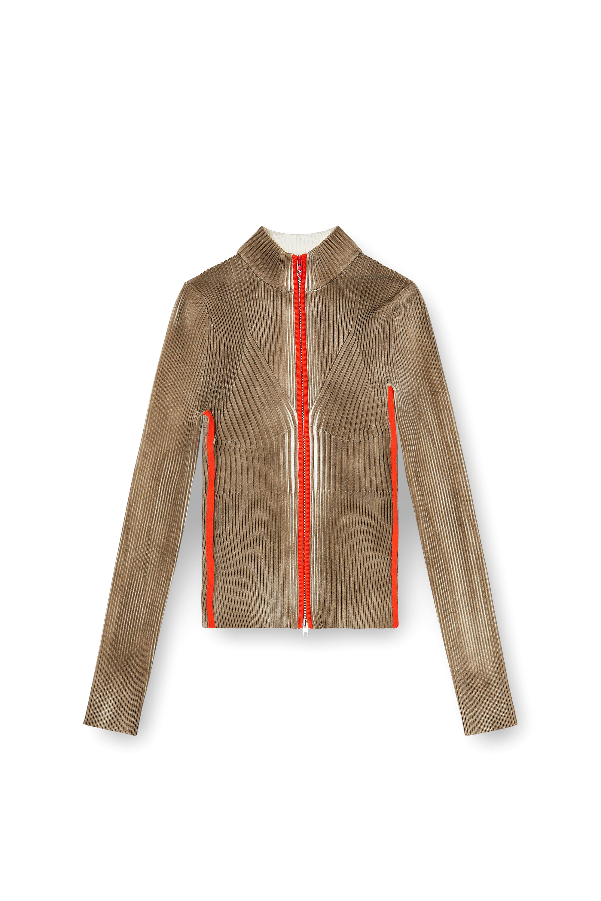 Diesel - M-SARMA, C&aacute;rdigan de punto ribeteado con bandas en contraste Mujer in Multicolor - 3