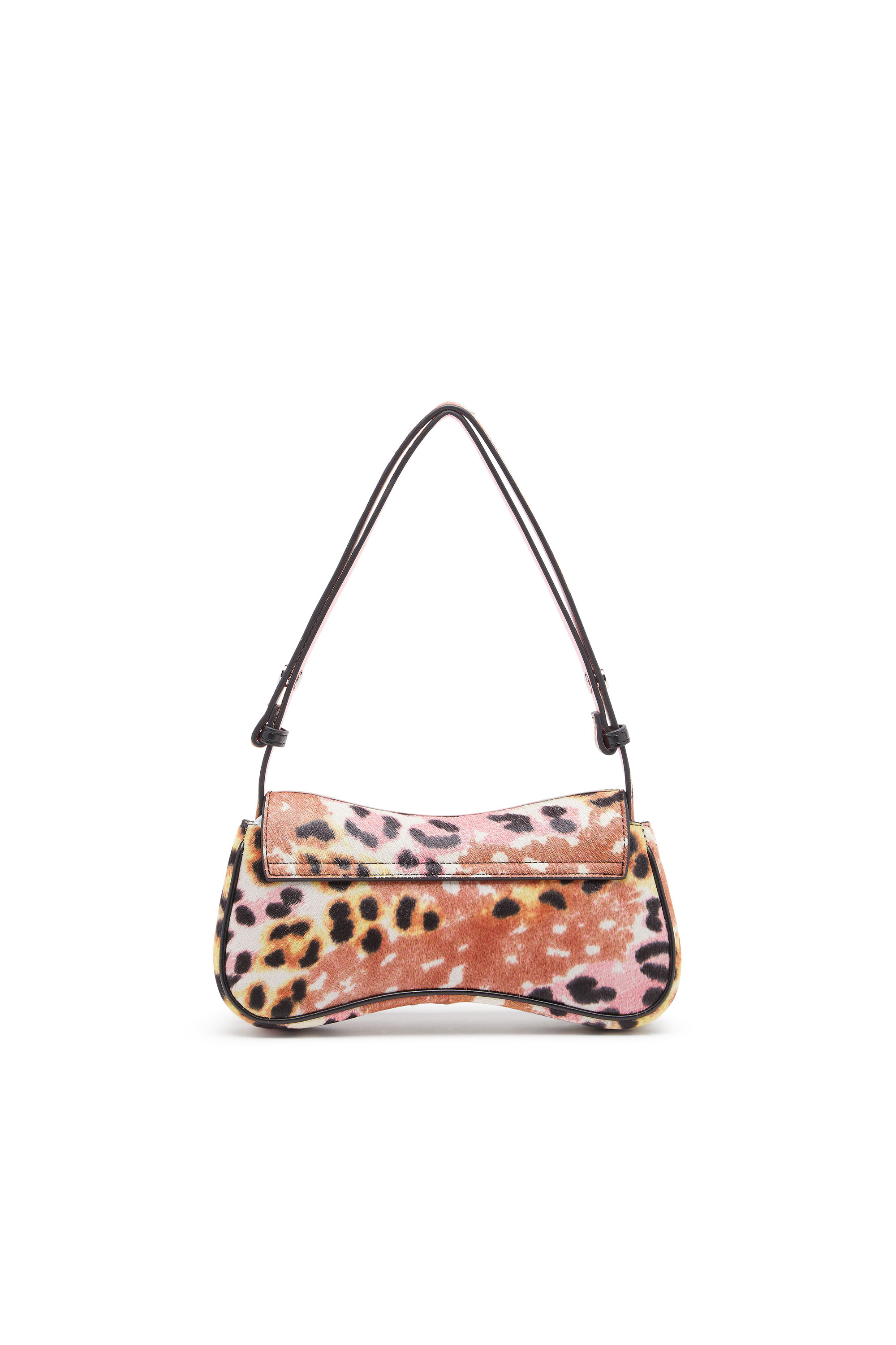 Diesel - PLAY CLUTCH, Play-Clutch en piel de becerro con estampado de leopardo Mujer in Marrón - 3