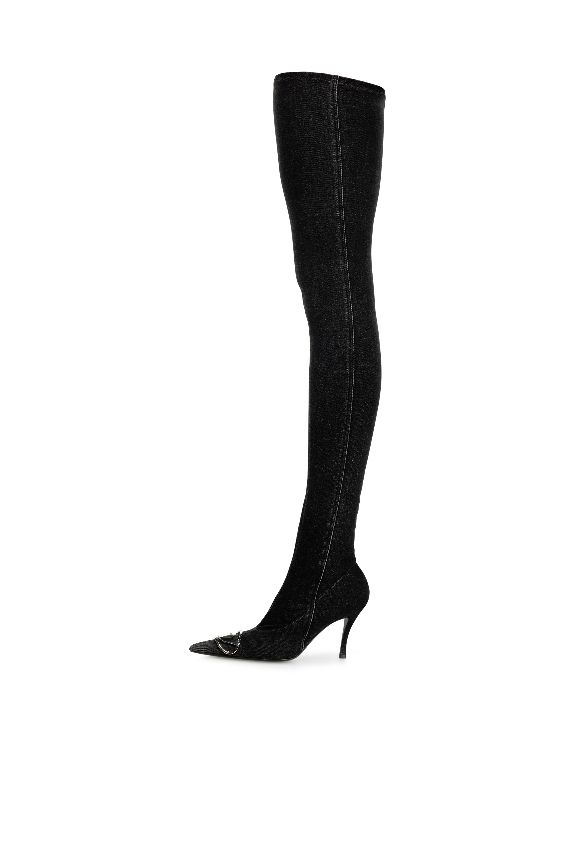 Diesel - D-VENUS TBT D, D-Venus-Botas por encima de la rodilla Mujer in Negro - 5