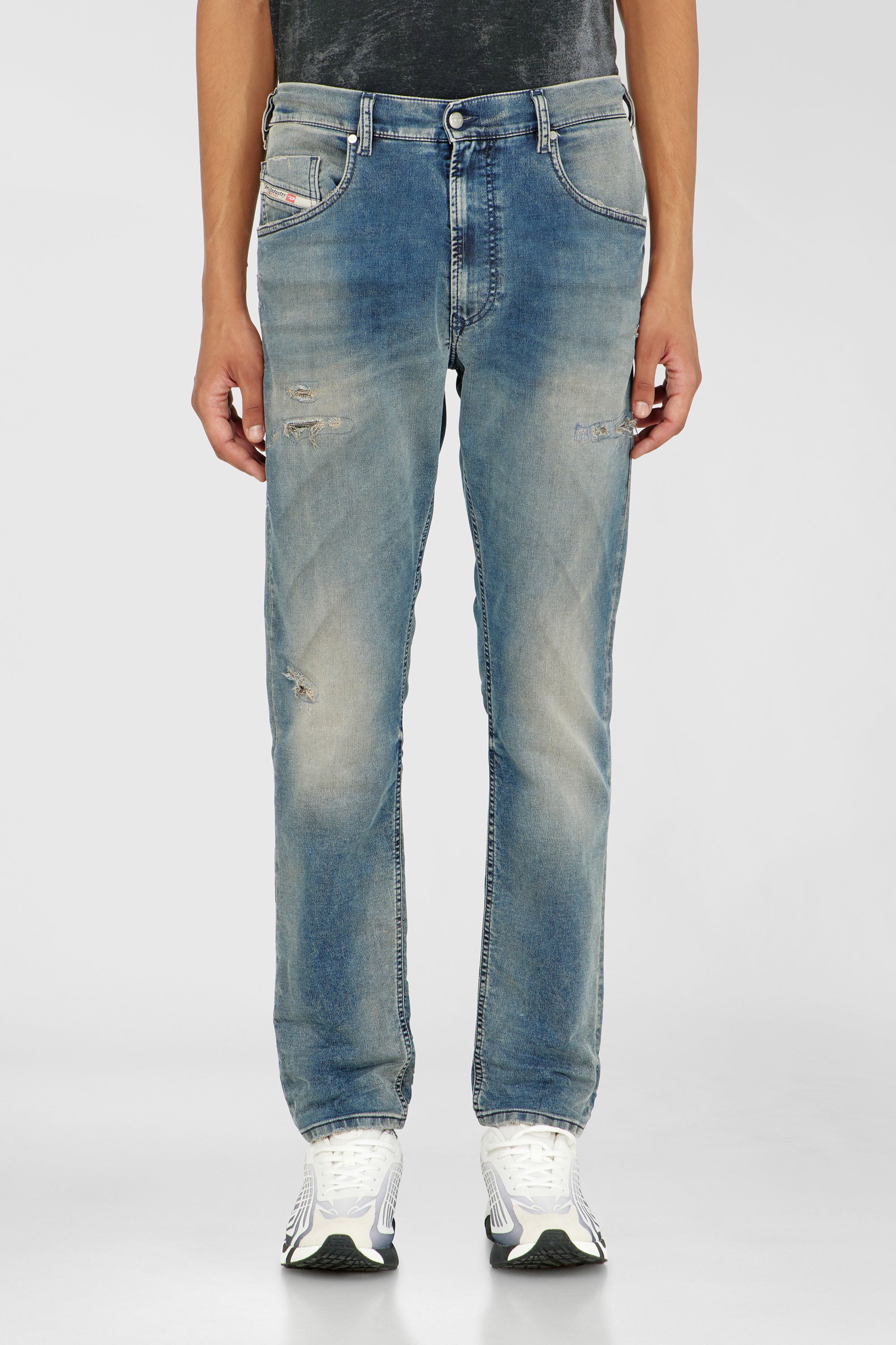 Diesel - Regular 2032 D-Krooley-BW Joggjeans&reg; 068WY Hombre, Azul medio - 1