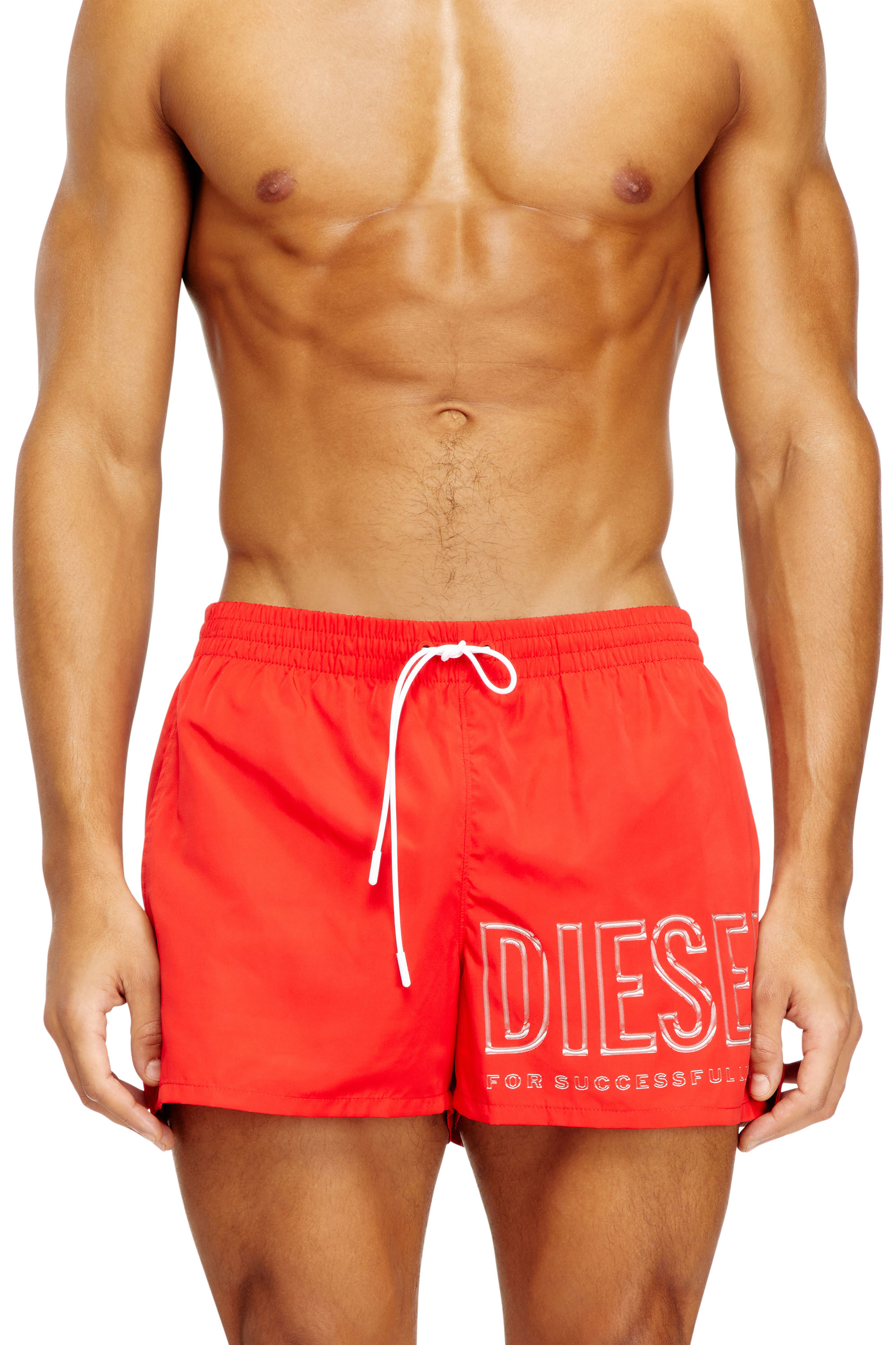 Diesel - OLYMPIC-34-D-CORE, Bañador corto de longitud media con logotipo de contorno Hombre in ToBeDefined - 2